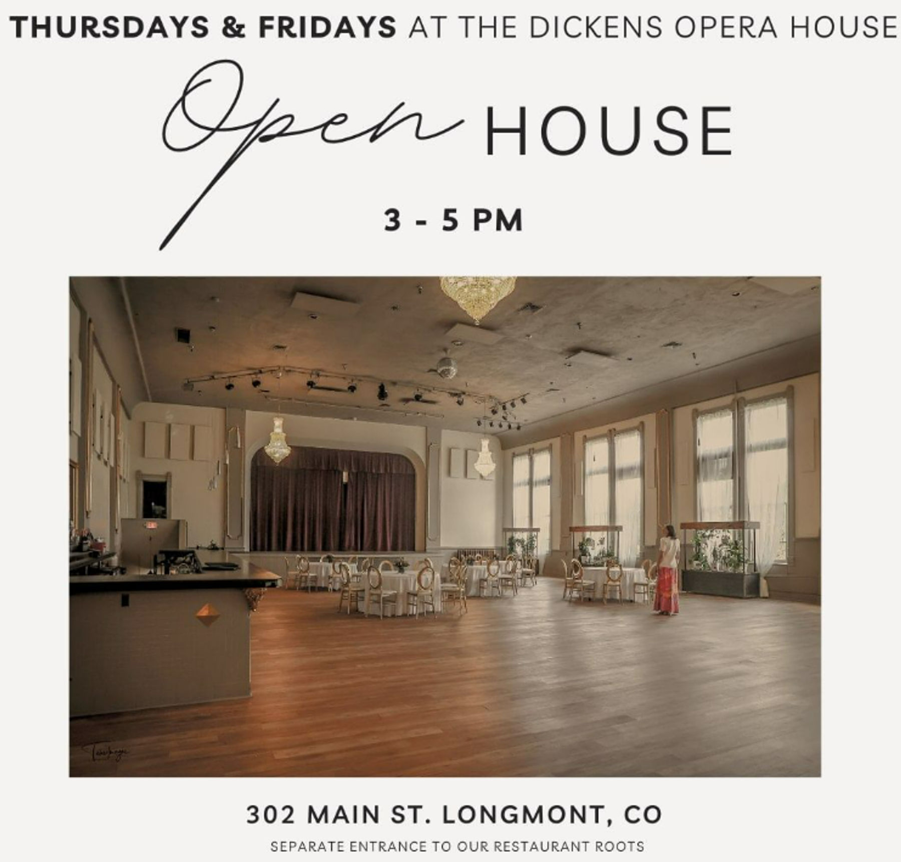 Dickens Opera House Tours - Open House