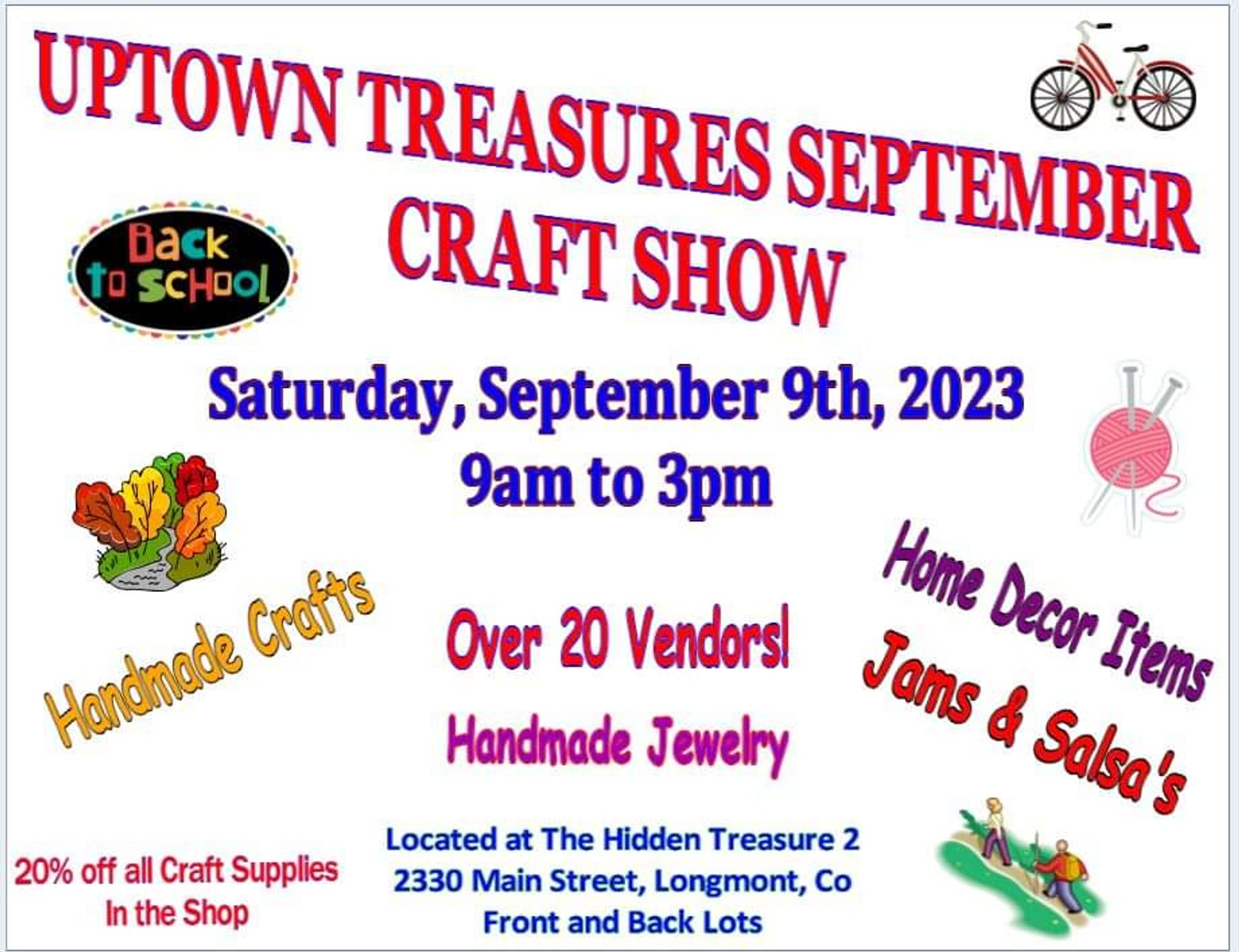 LAW - Uptown Treasures September Craft Show