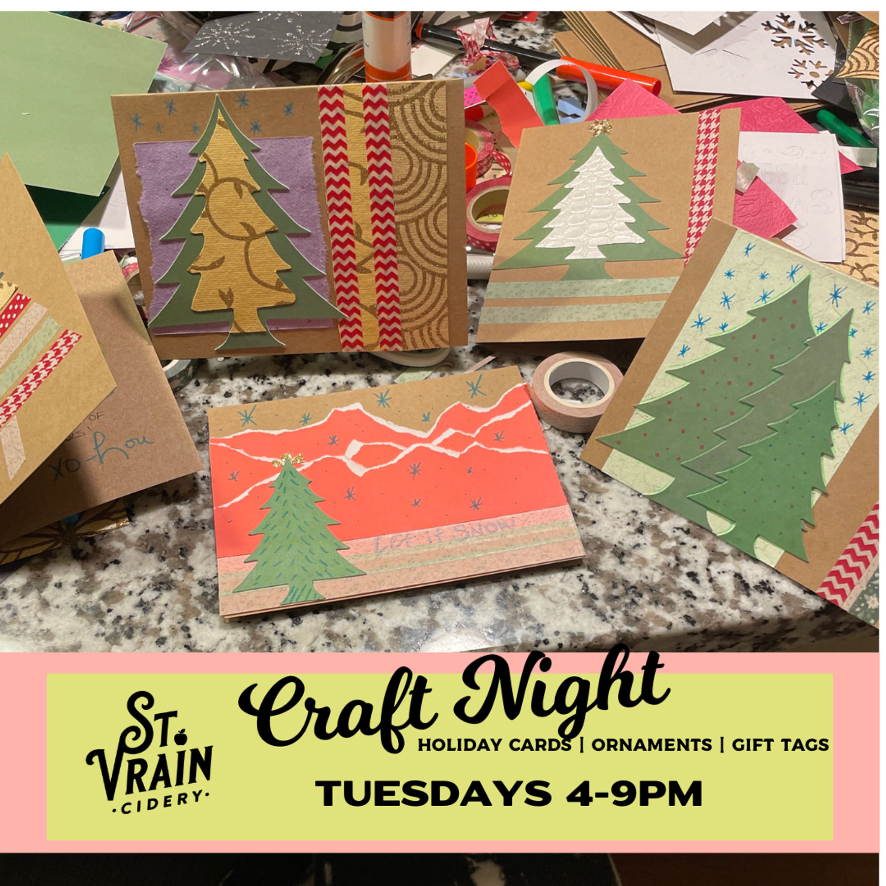 Tuesday Craft Nights at St. Vrain Cidery