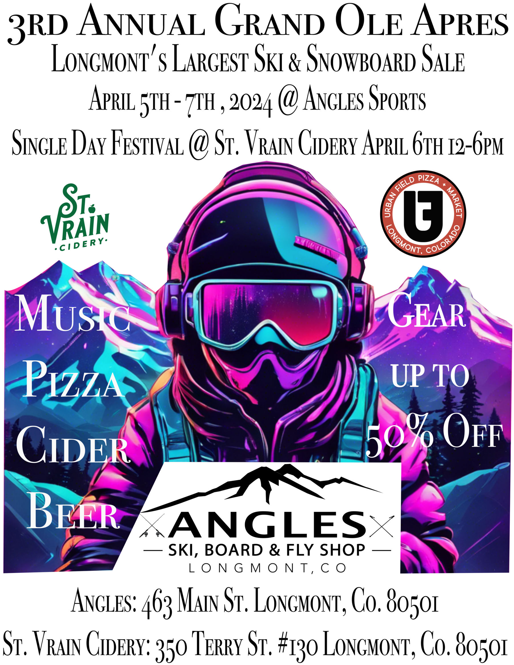 3rd Annual Grand Ole Apres - Longmont's Largest Ski & Snowboard Sale