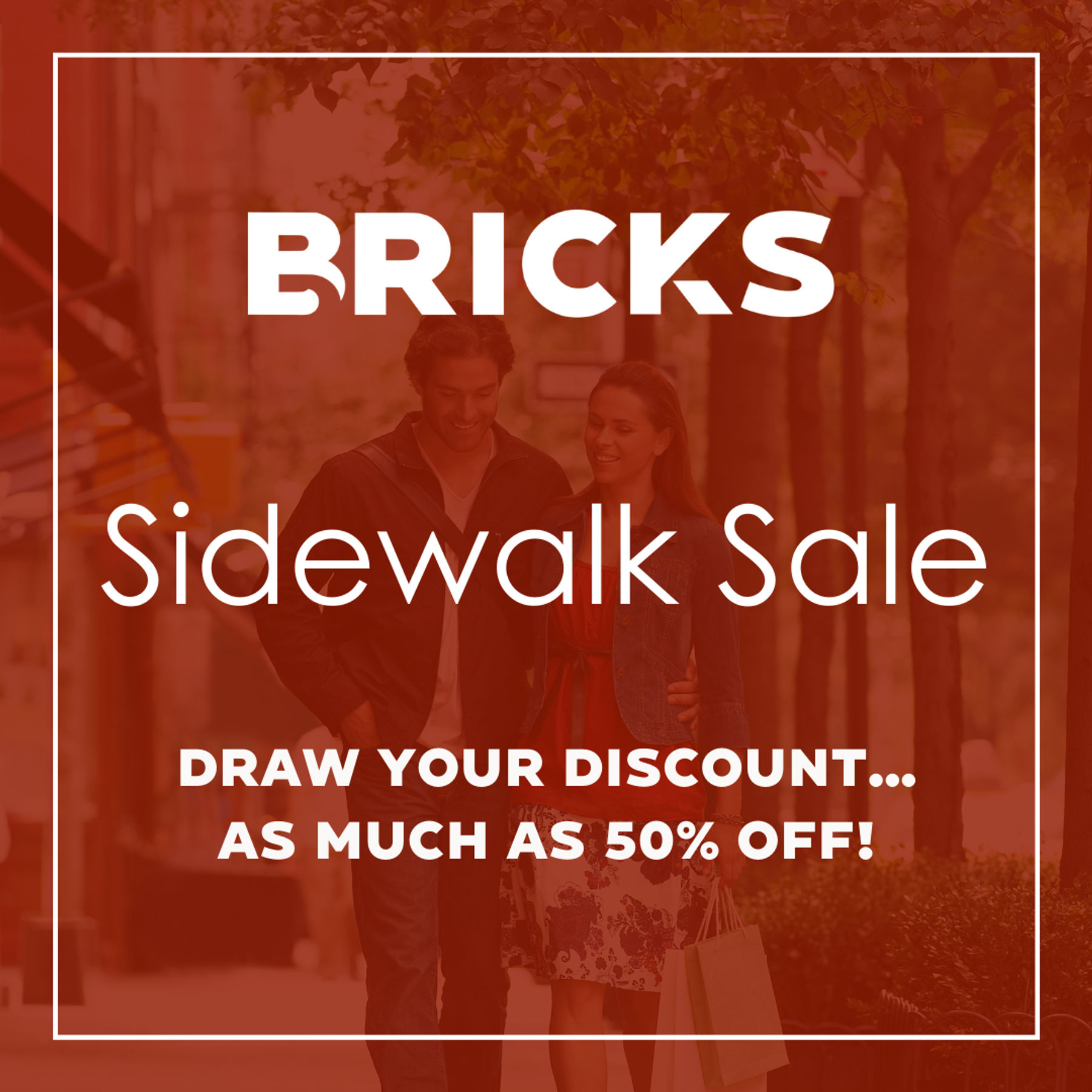 Sidewalk Sale at Bricks - Discount Roulette