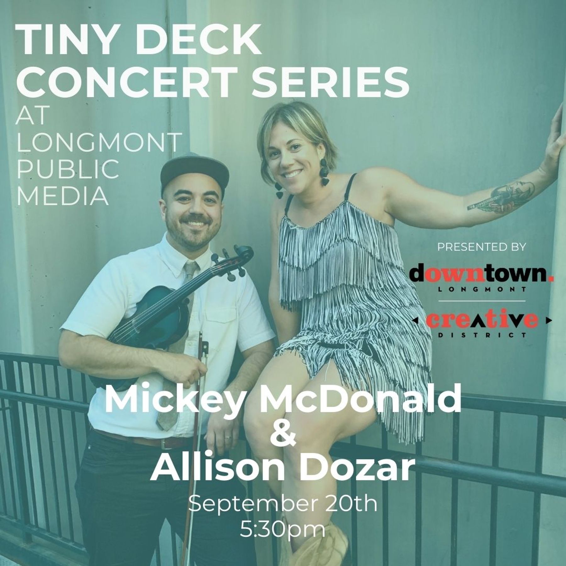 ARTS WEEK - Tiny Deck Concert Series featuring Mickey McDonald & Allison Dozar