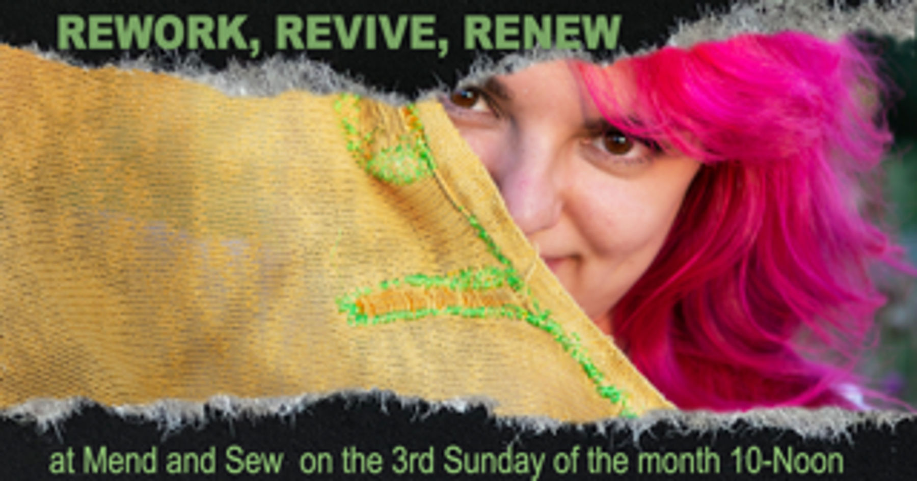 ARTS WEEK - Mend and Sew with Fashion REBELution