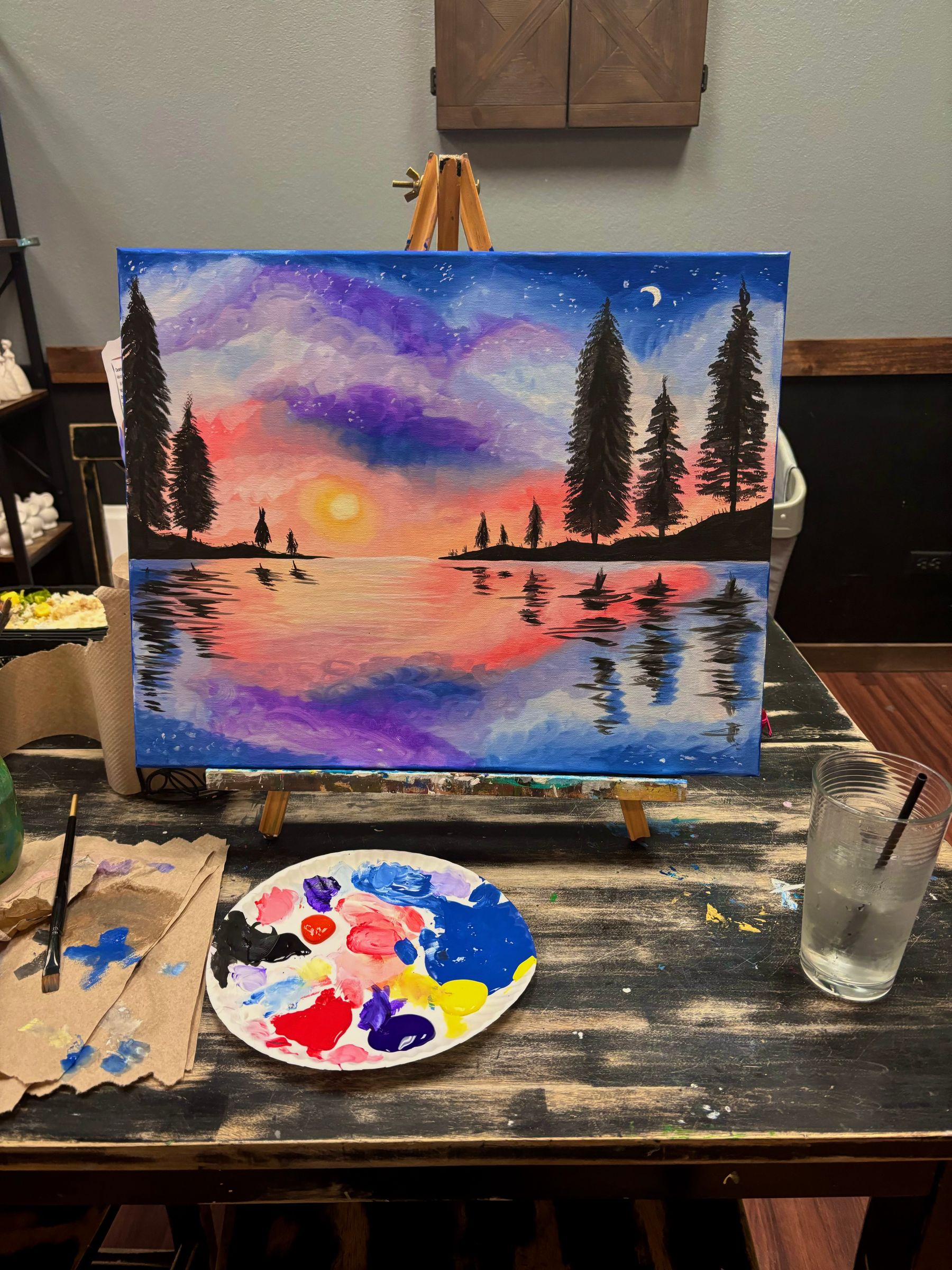 Paint and Sip at the Firehouse Reflections Downtown Longmont, CO