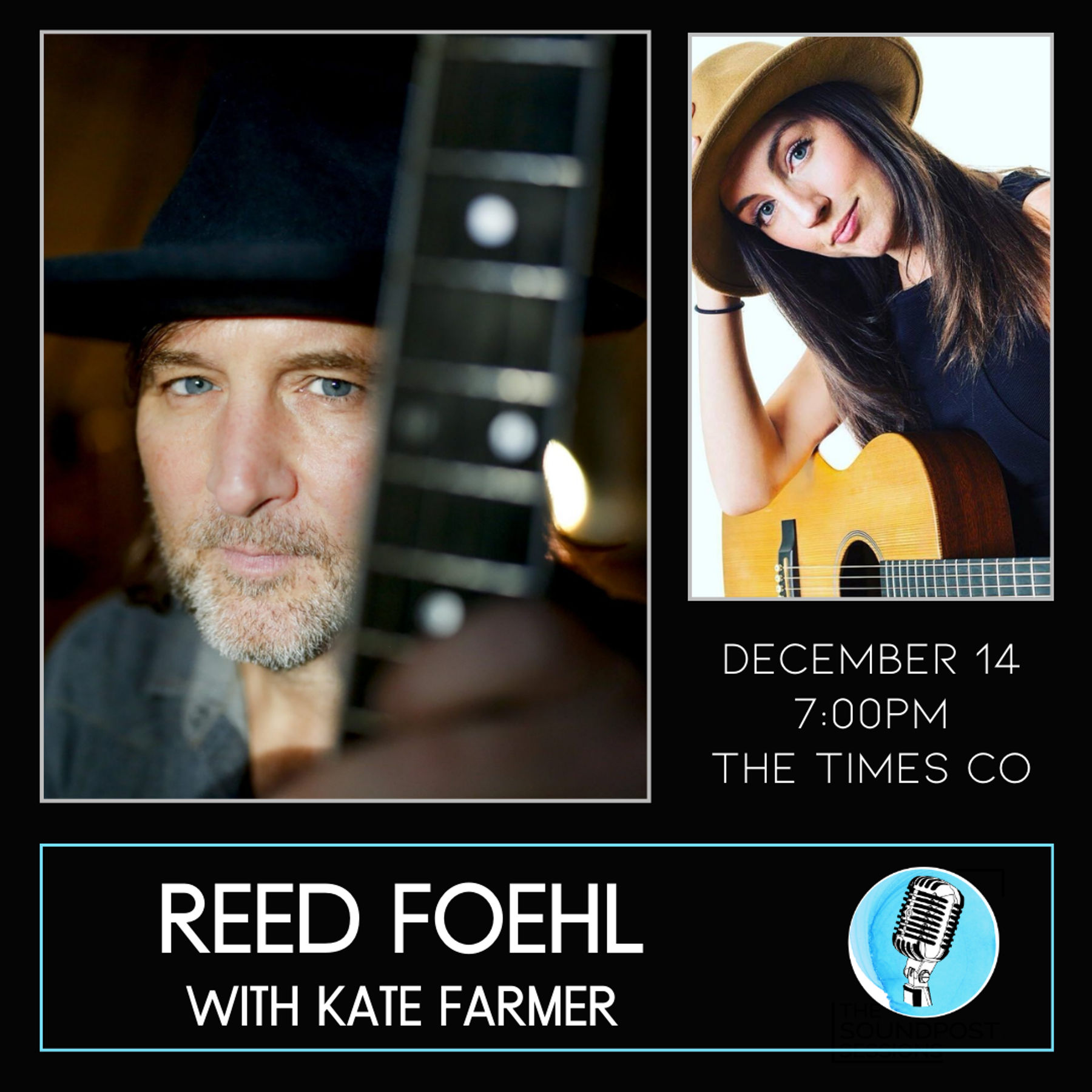 Soundpost Sessions Presents Spotlight: Reed Foehl with Kate Farmer