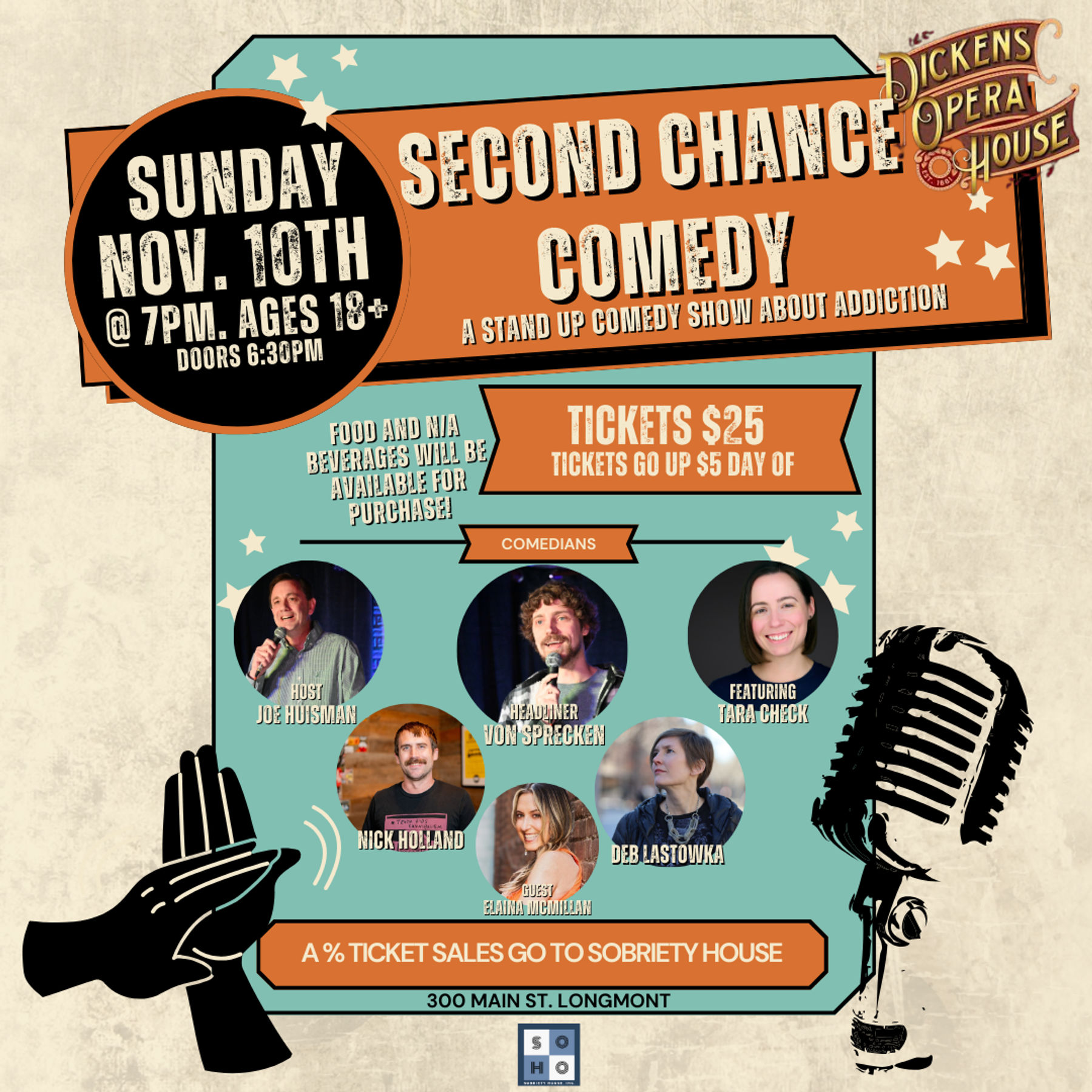 Second Chance Comedy: A Standup Comedy Show about Addiction