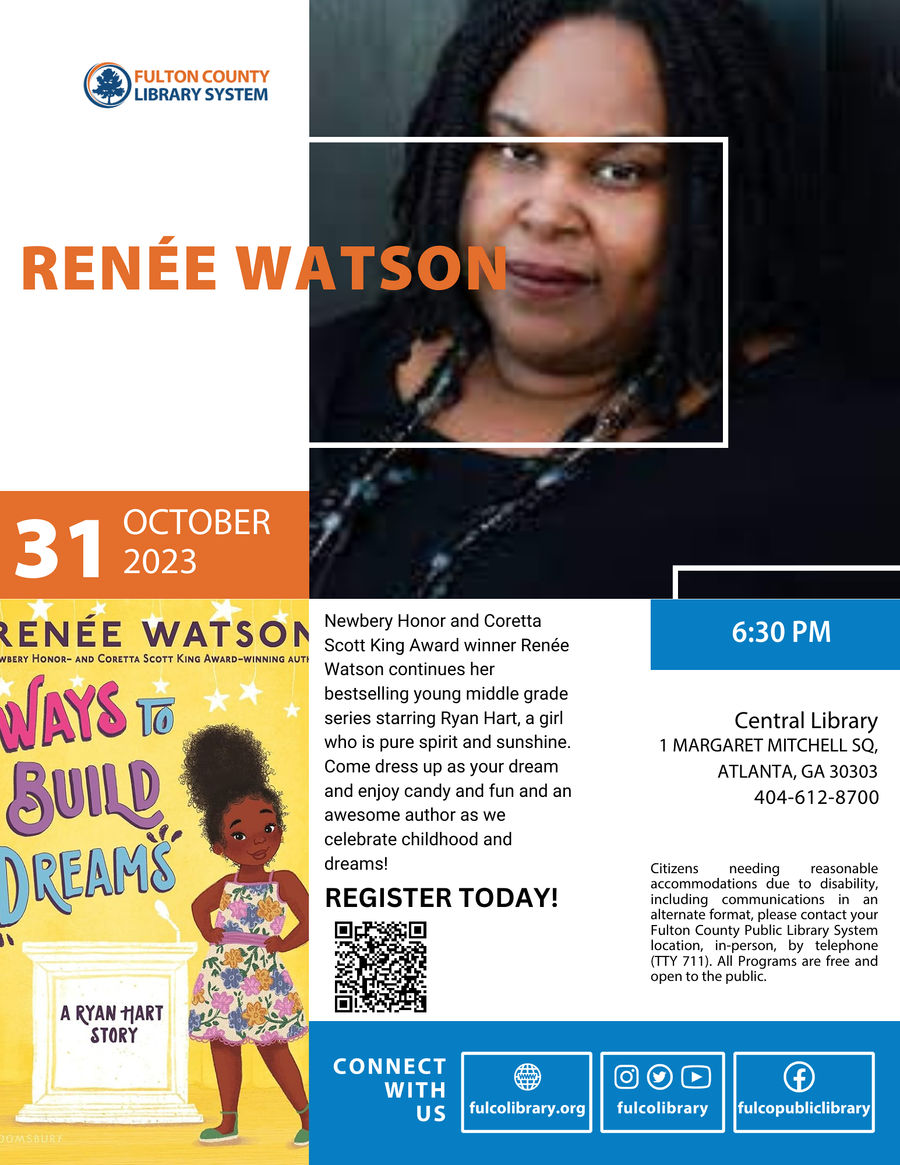 Author Talk: Renee Watson | Downtown Atlanta, GA