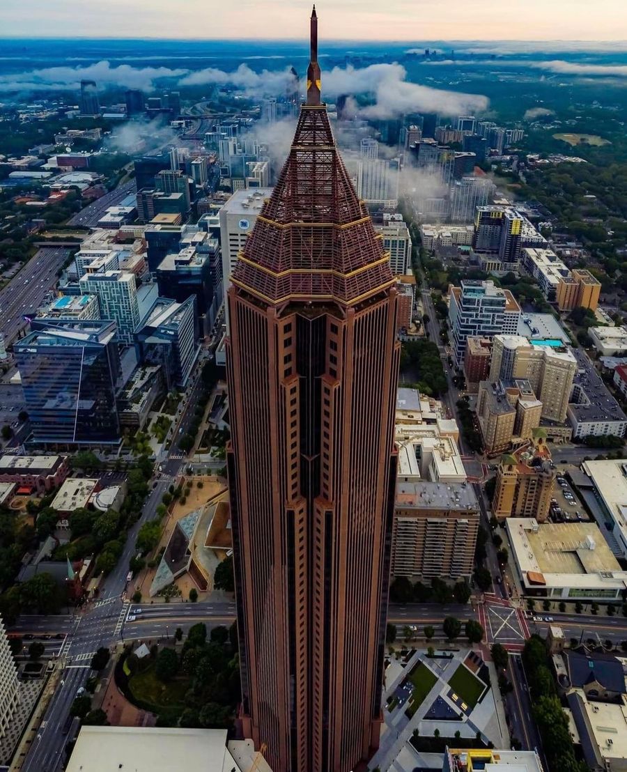 Bank of America Plaza - Atlanta, Georgia  Skyscraper, Skyscraper  architecture, Amazing buildings