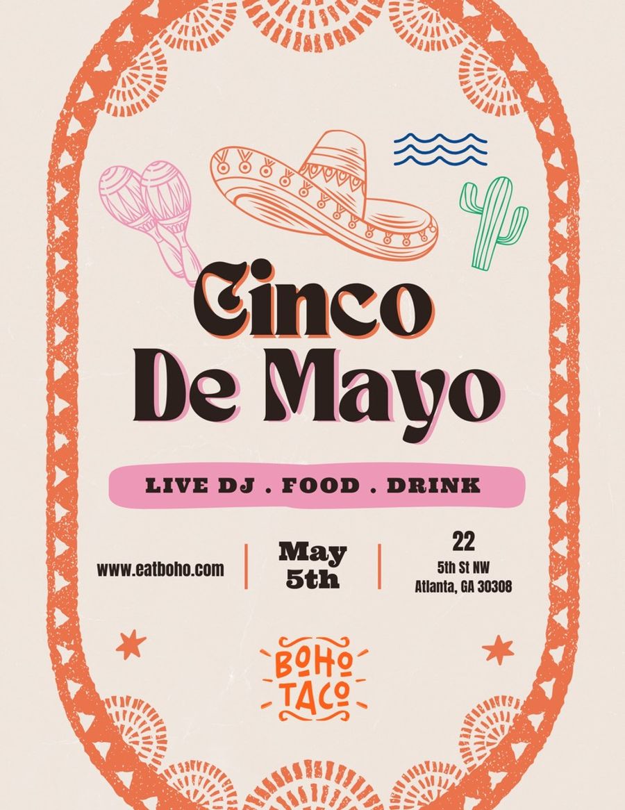 Cinco at Boho Taco | Midtown Atlanta