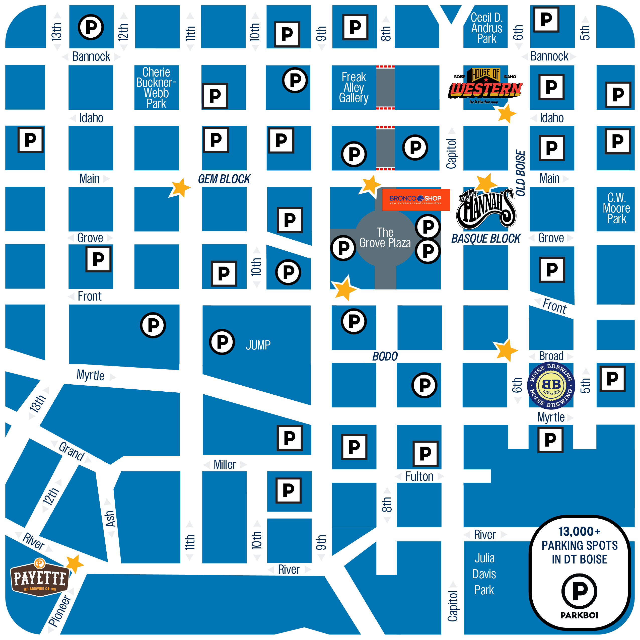 Parking tips for the BSU game this Saturday