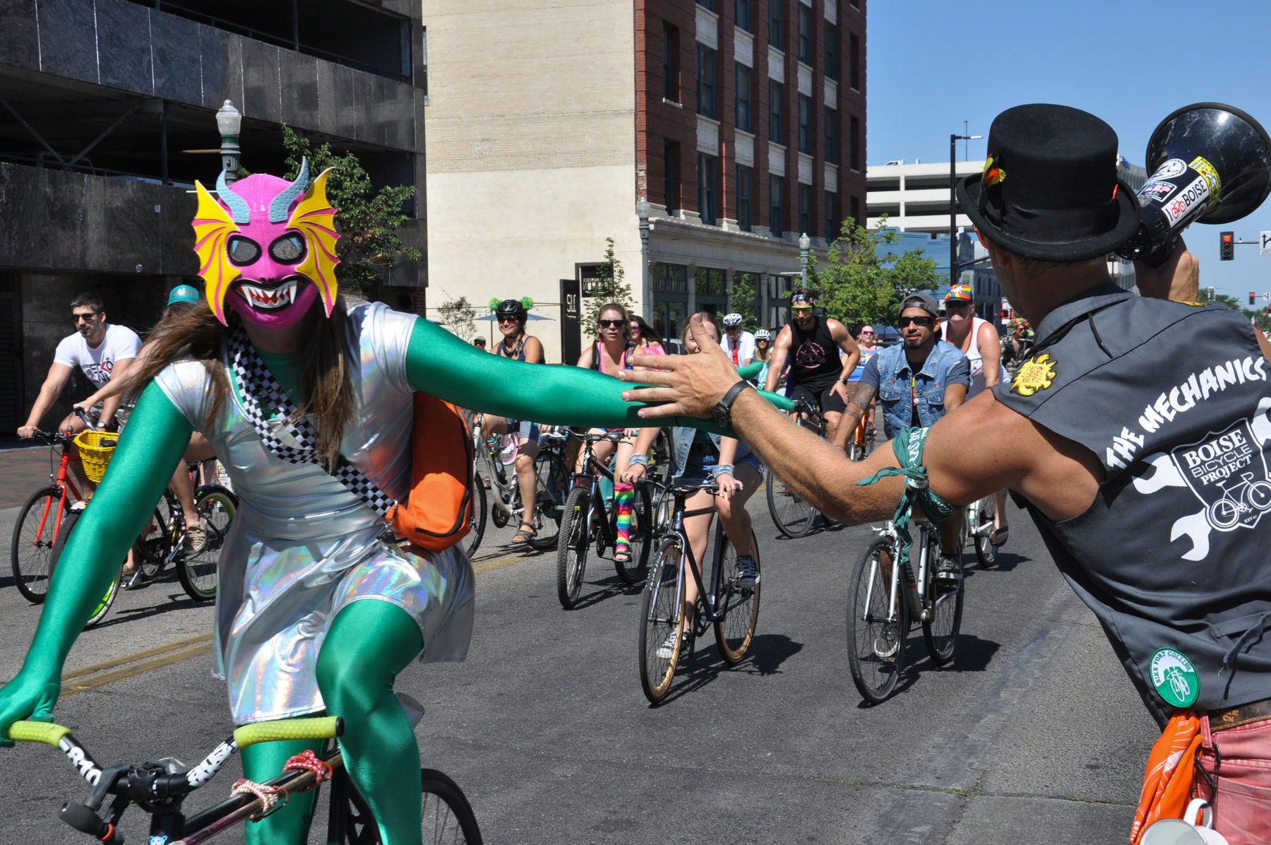 Pedal-Powered Parade at Boise Goathead Fest | Downtown Boise, ID