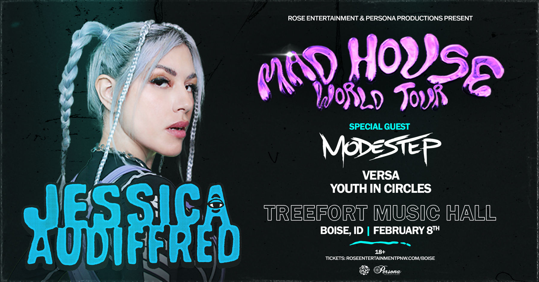 Jessica Audiffred - Mad House World Tour | Downtown Boise, ID
