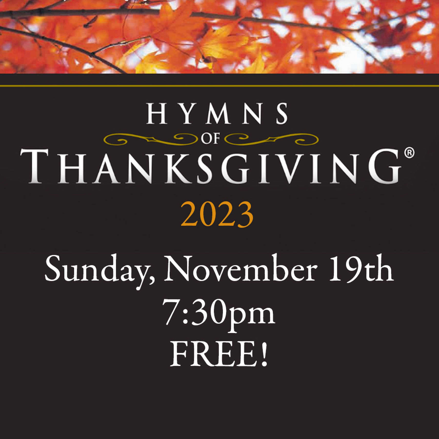 2023 Hymns of Thanksgiving Downtown Boise, ID