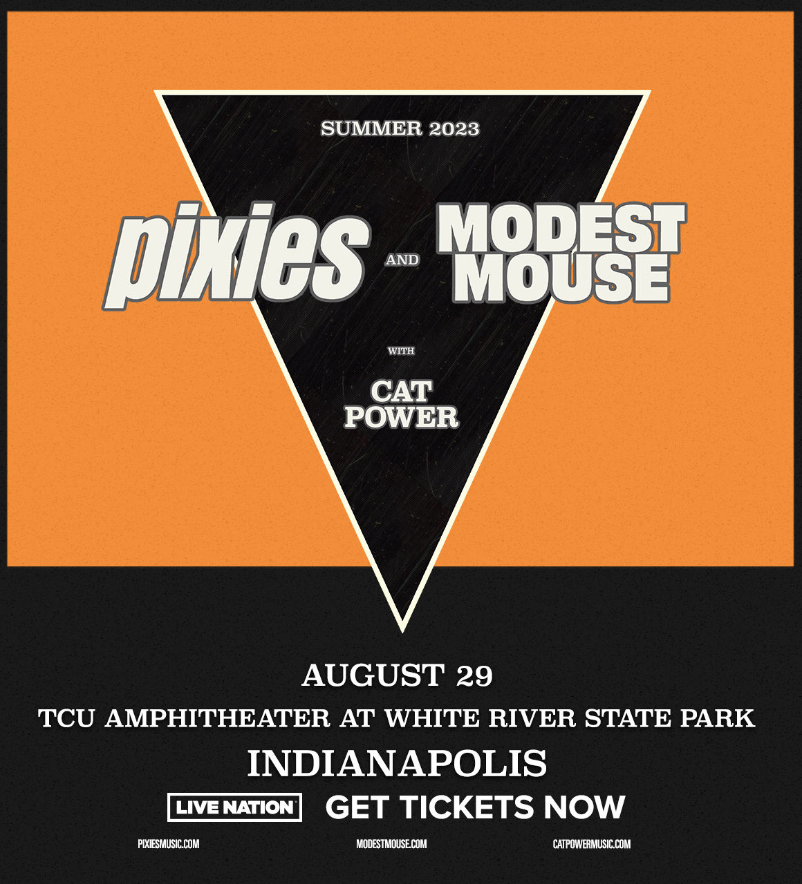Pixies and Modest Mouse with special guest Cat Power Downtown