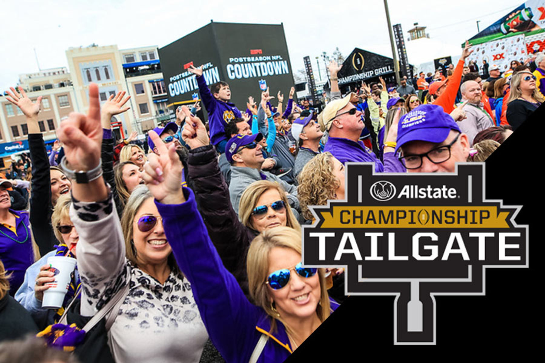 AllState Championship Tailgate Downtown Indianapolis