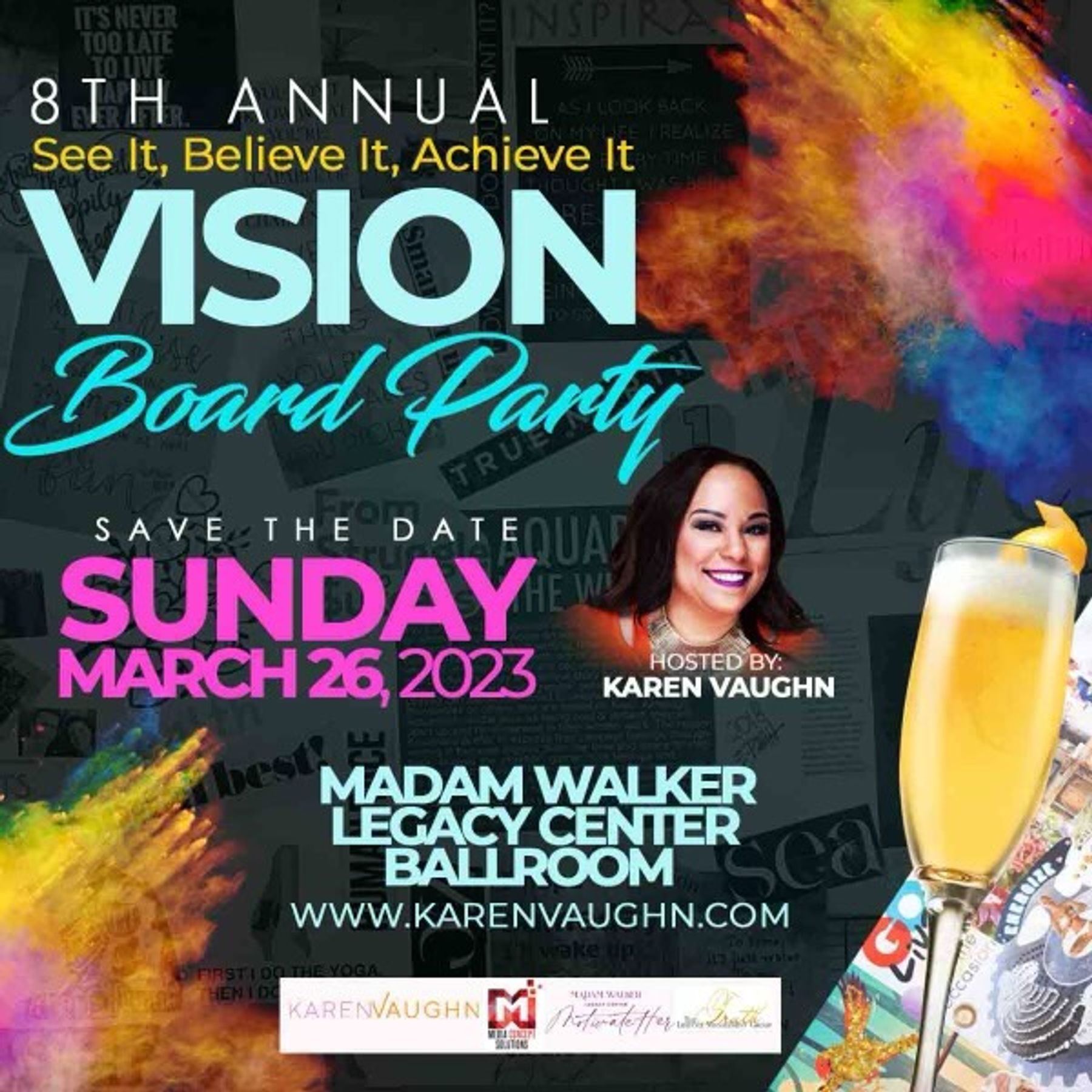 Karen Vaughn’s 8th Annual Vision Board Party | Downtown Indianapolis