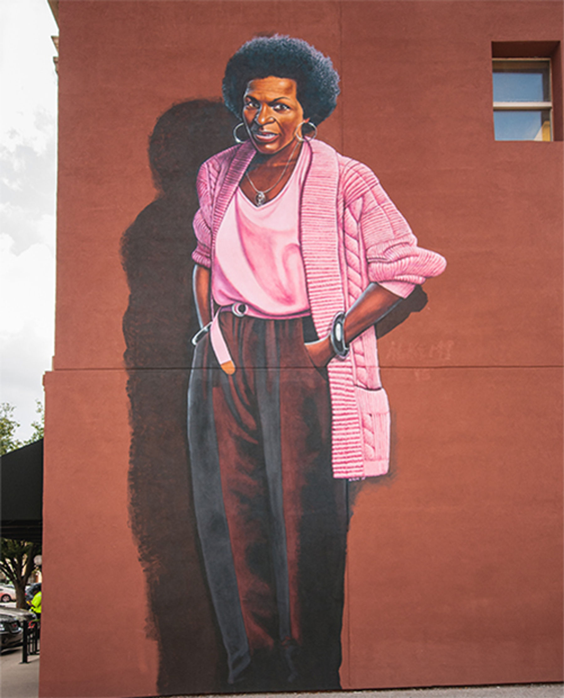 Mari Evans Mural on Mass Ave Indianapolis