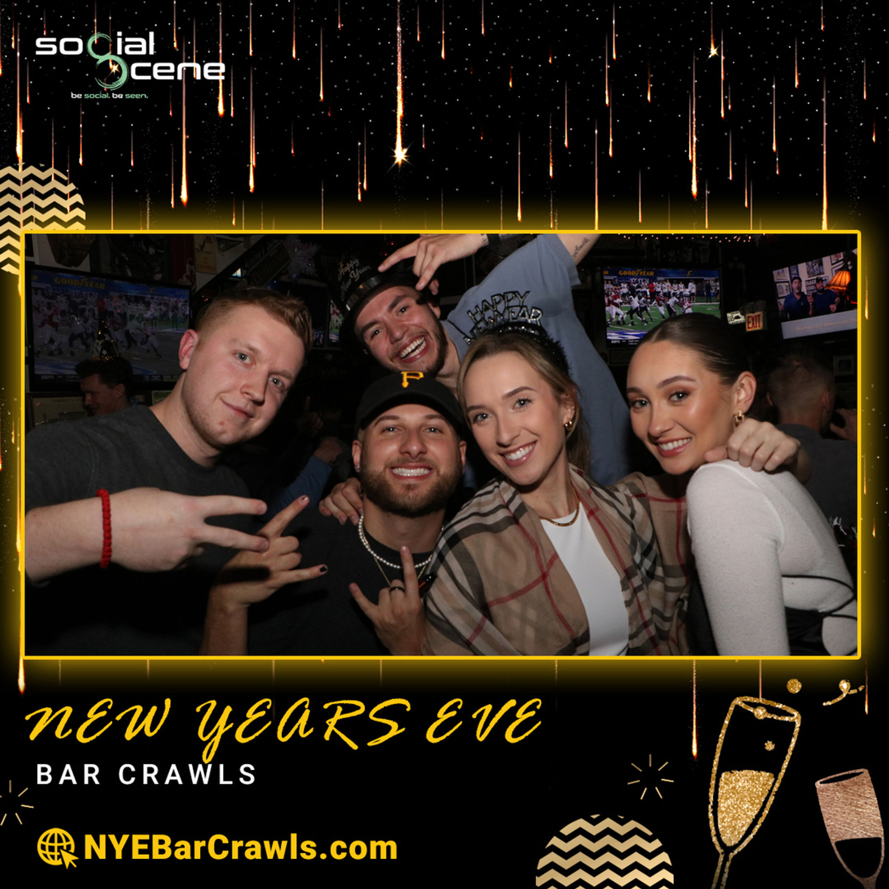 2024 Indianapolis New Years Eve (NYE) Bar Crawl (Downtown) Downtown