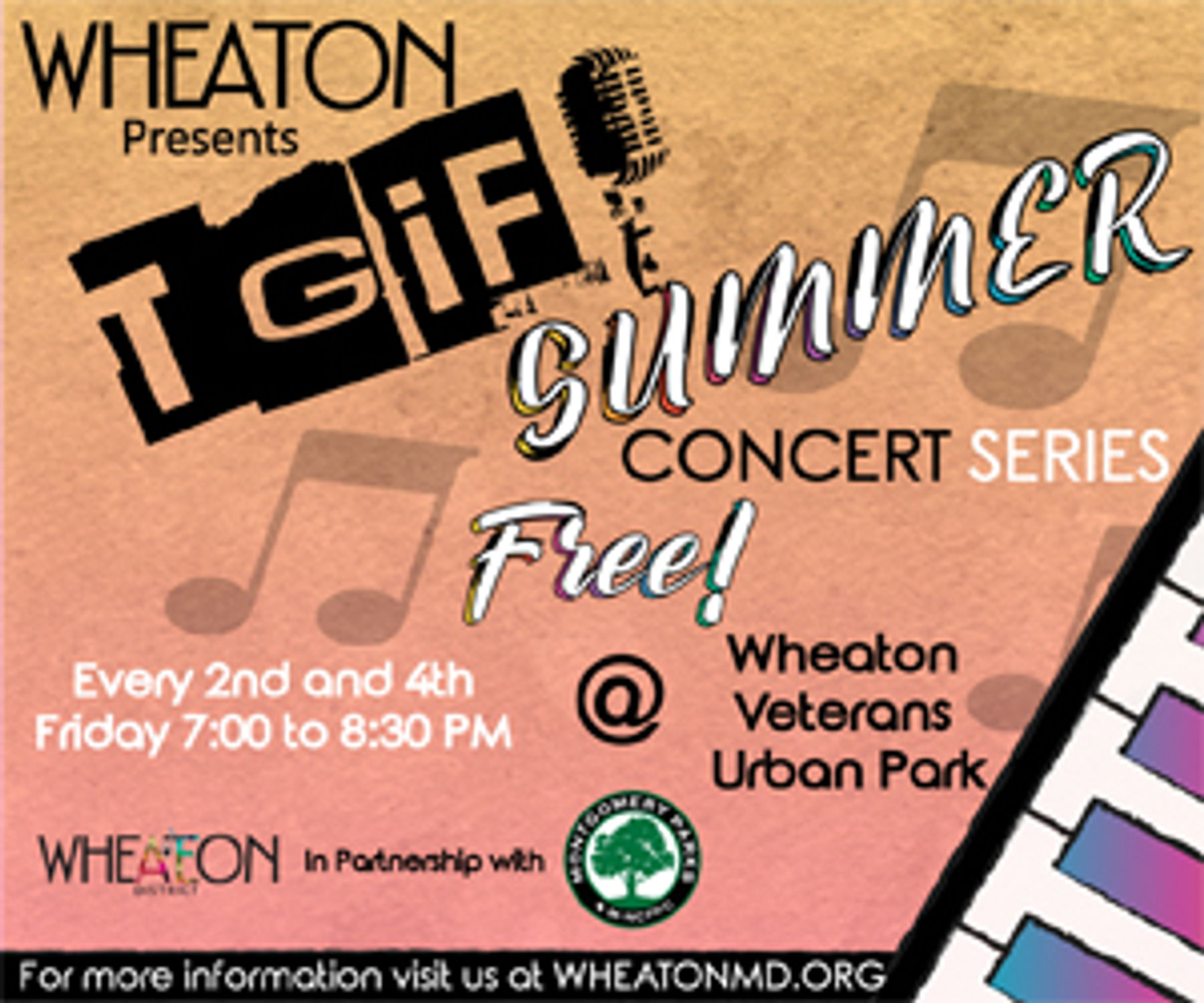 TGIF Summer Concert Series Downtown Wheaton, MD