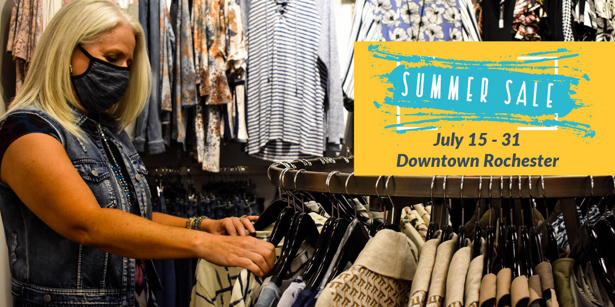 Hot Deals during downtown Rochester's Summer Sale July 15-31