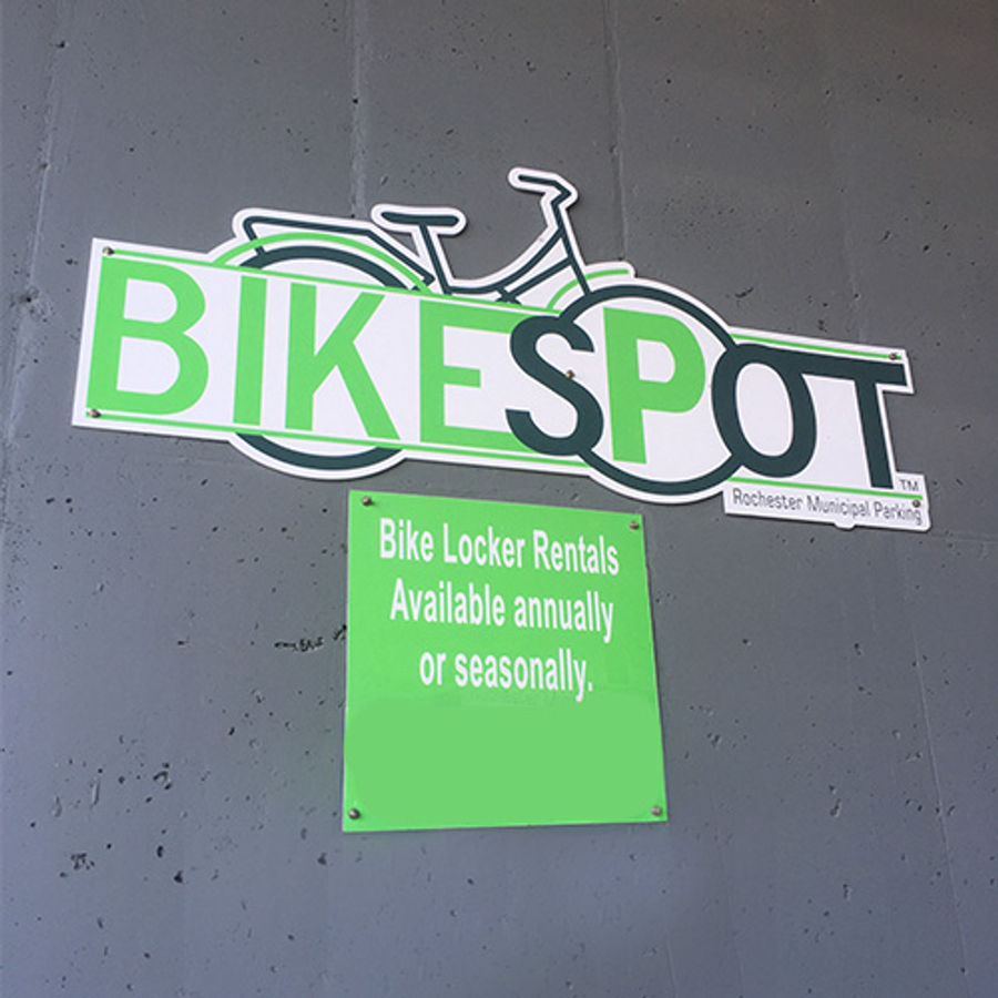 BikeSpot parking - 3rd St Ramp