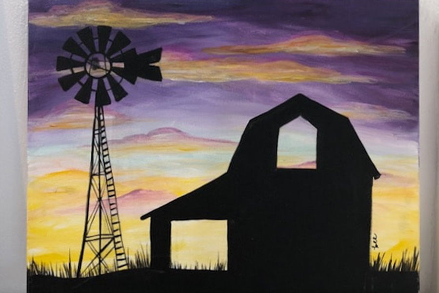 Country Sunset Paint Class Downtown Rochester MN