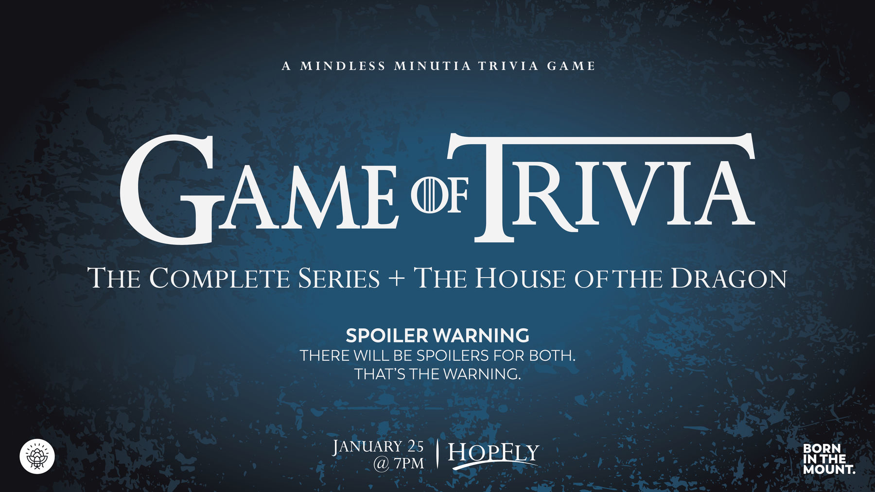 Game Of Trivia [game Of Thrones Trivia] South End Charlotte