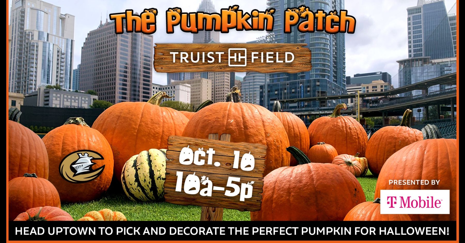 Pumpkin Patch at Truist Field Uptown Charlotte, NC