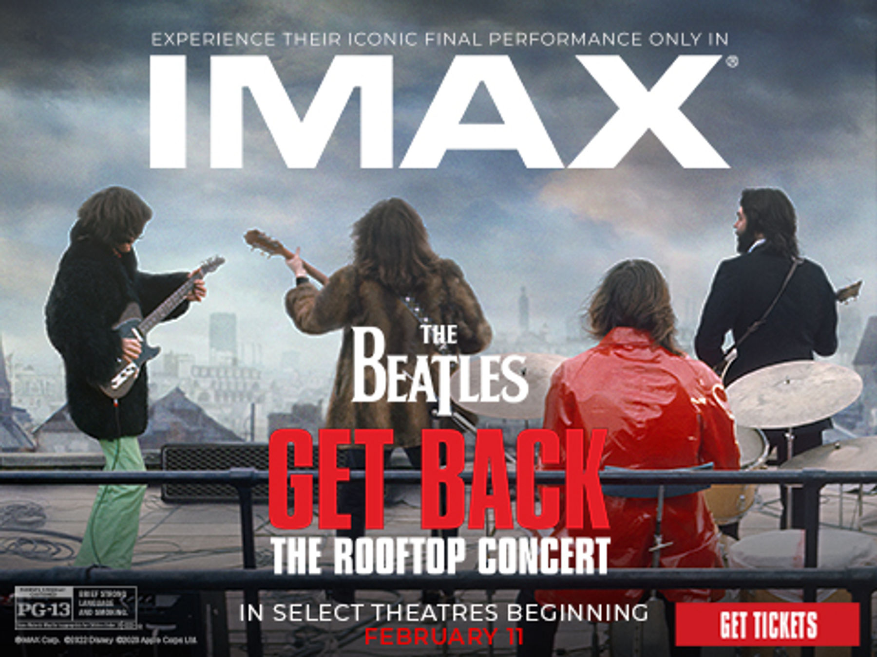 The Beatles: Get Back - The Rooftop Concert Screening | Uptown ...
