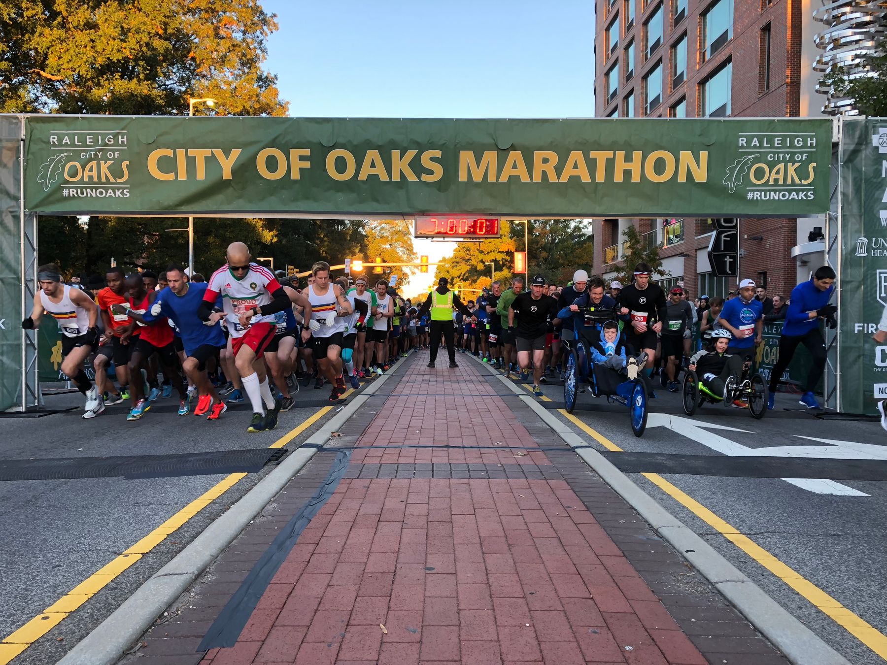 City of Oaks Marathon Hillsborough Street Raleigh, NC