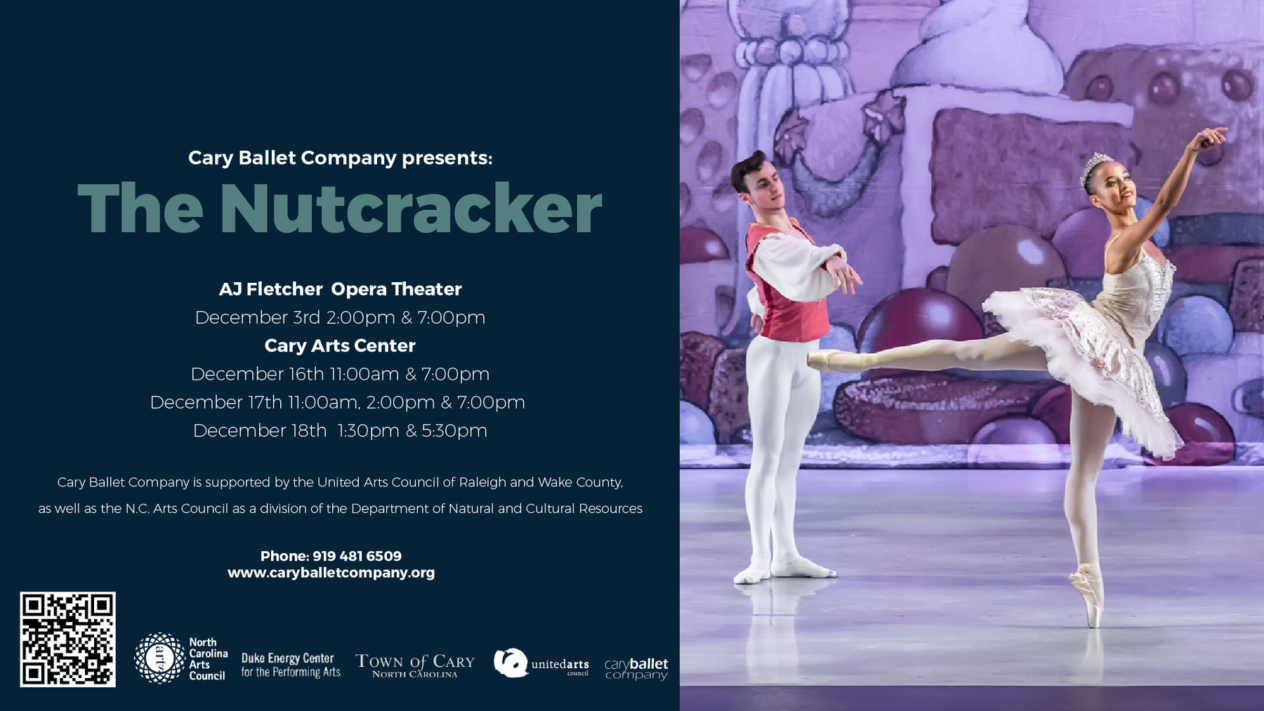 The Nutcracker Cary Ballet Company Downtown Raleigh, NC