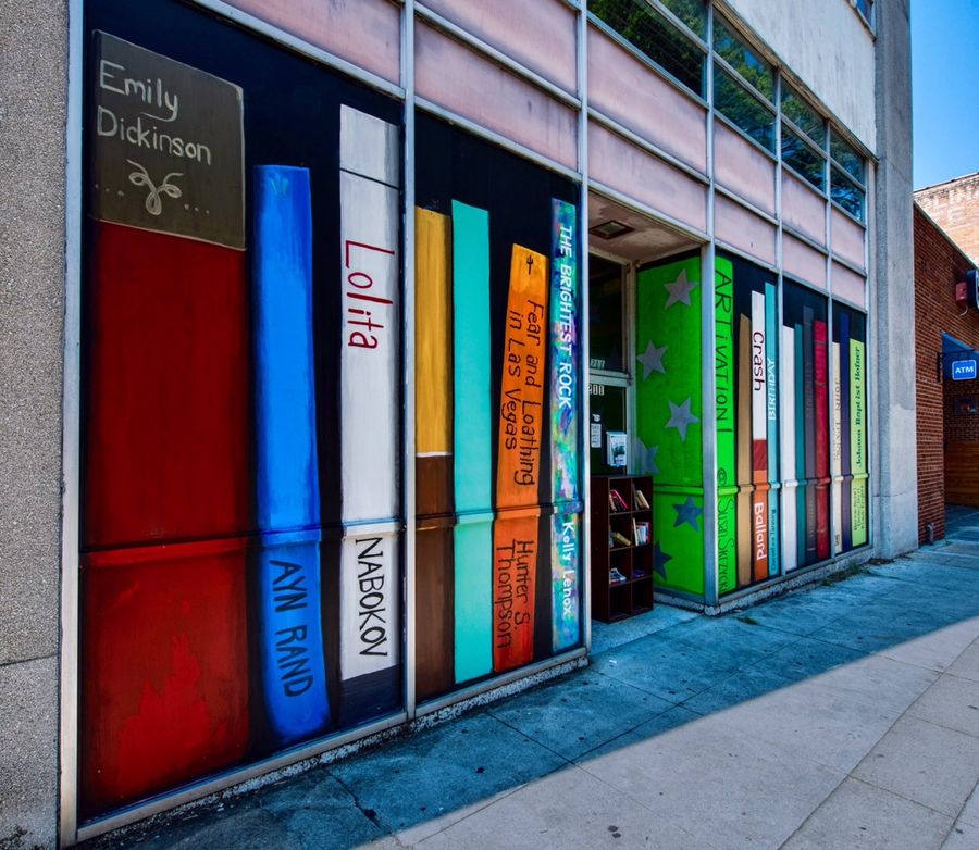 "Books" by Susan Skryzcki and Photo by Steve Coad at 211 W Martin Street