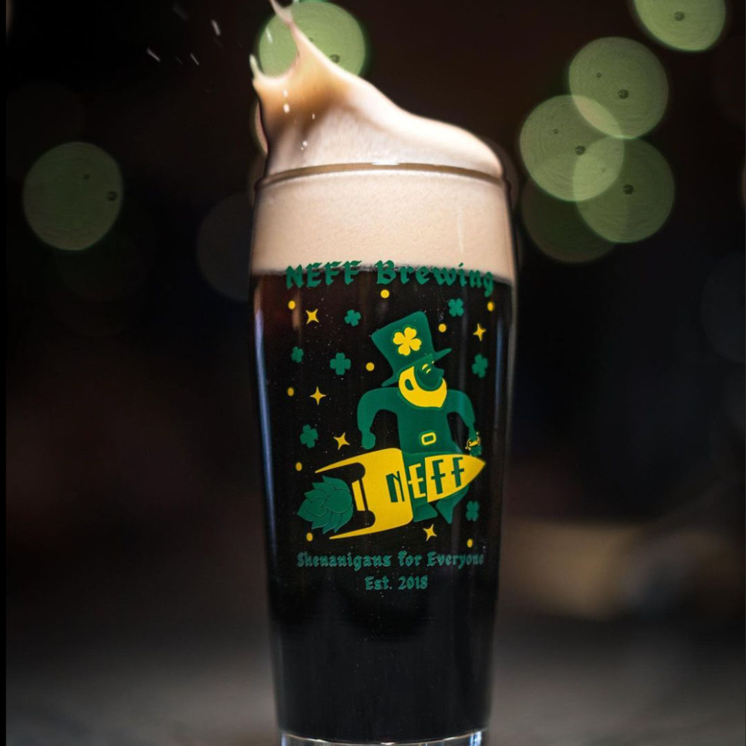 Limited-edition pint glass from NEFF Brewing