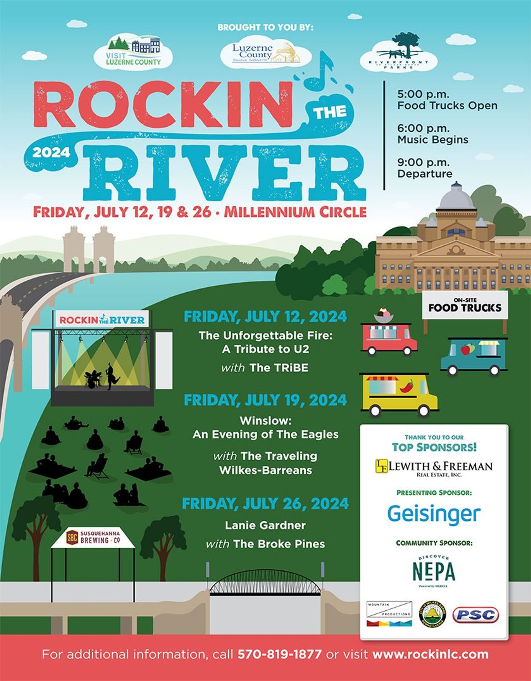 Rockin' The River Concert Series Presents The Unforgettable Fire With ...