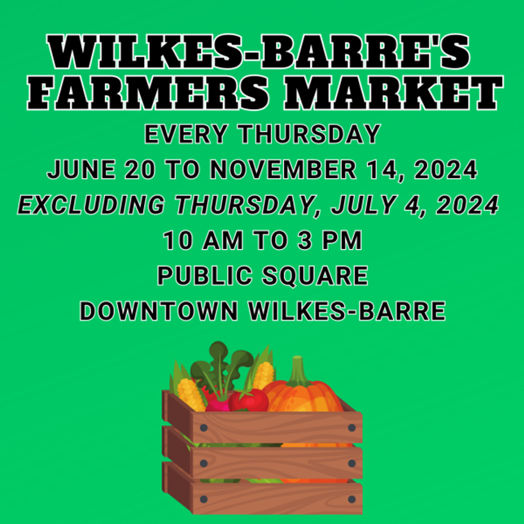 Farmers Market Downtown WilkesBarre