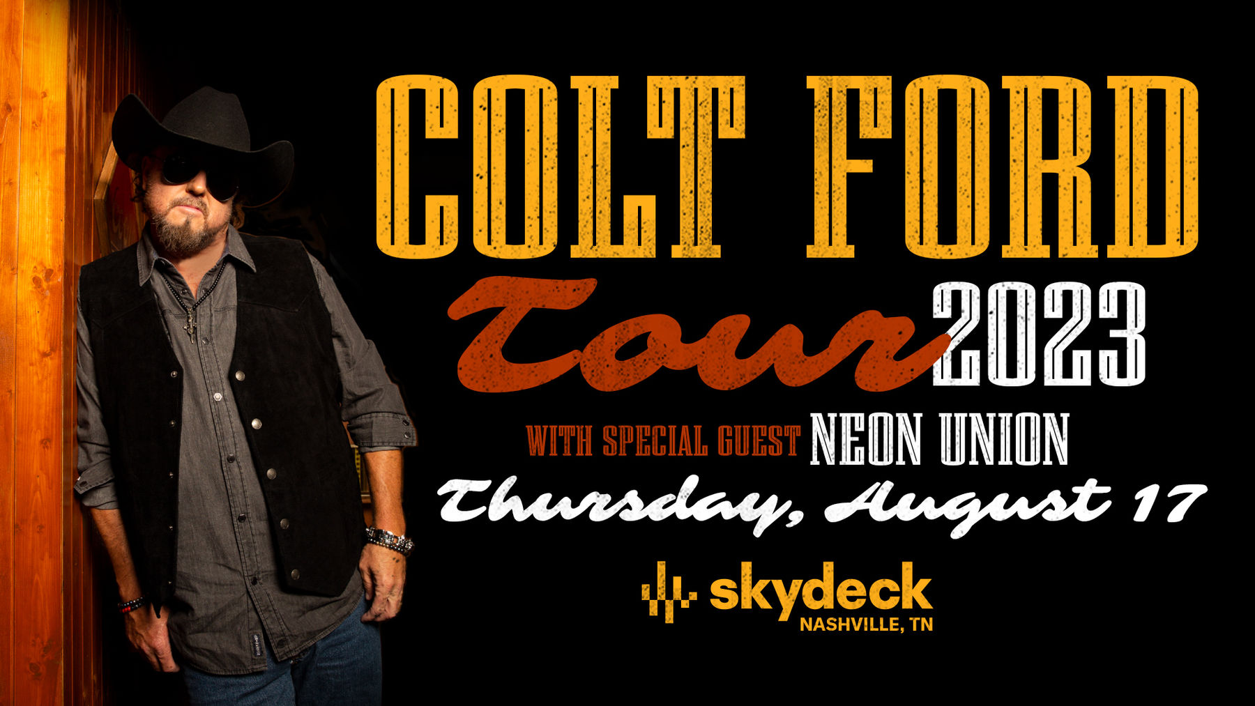 Colt Ford on Skydeck Downtown Nashville