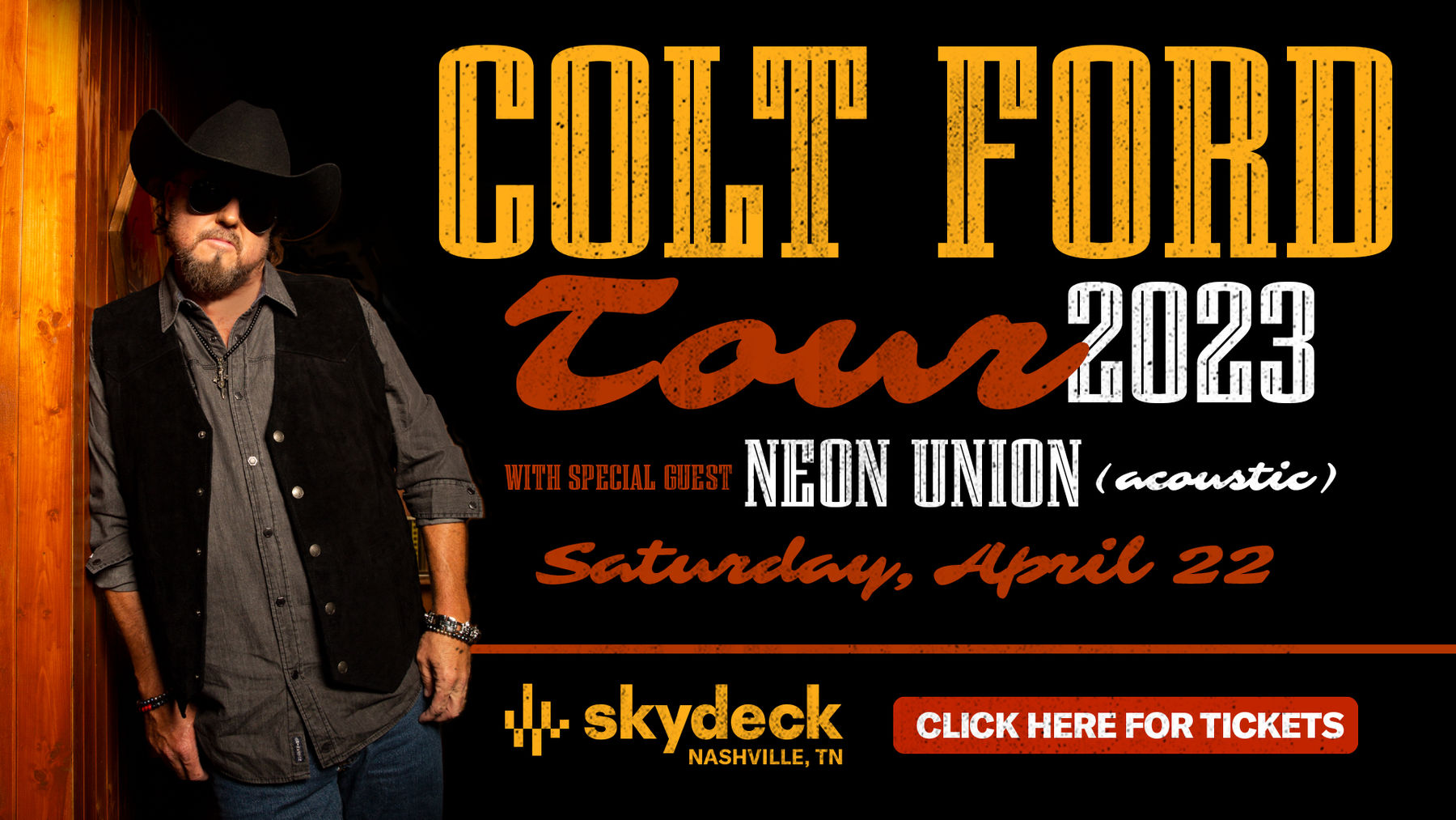 Colt Ford on Skydeck Downtown Nashville