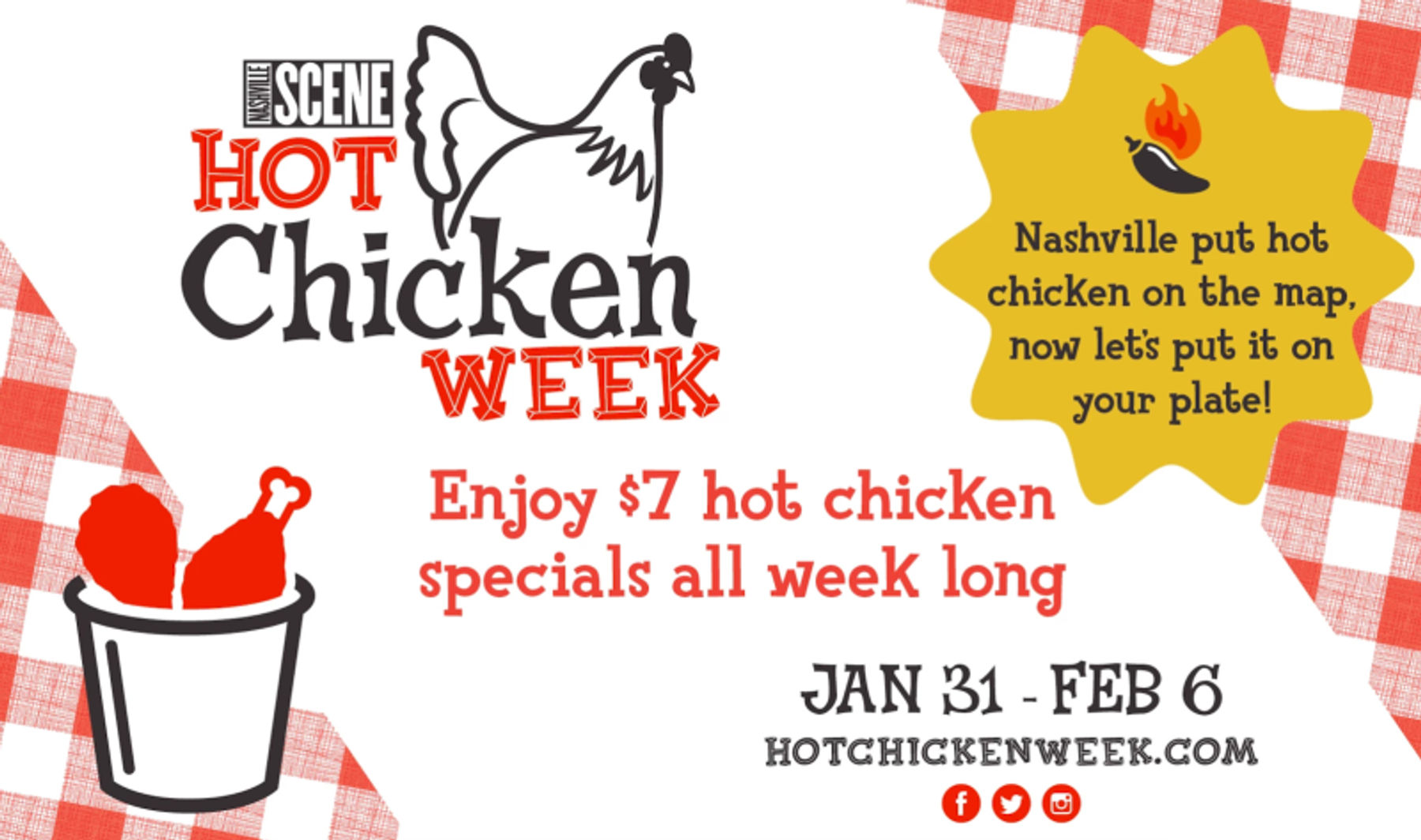 Nashville Scene 6th Annual Hot Chicken Week! Downtown Nashville