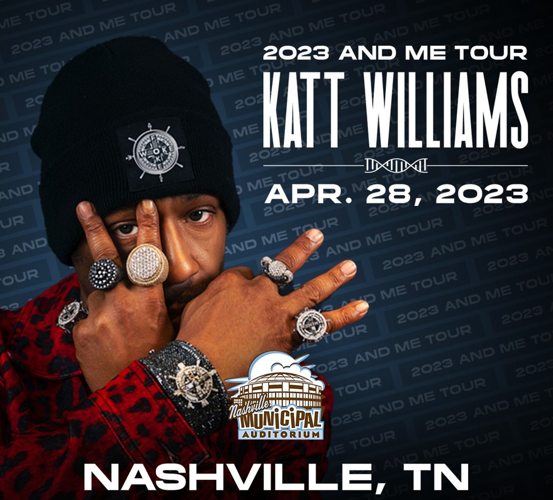 Katt Williams 2023 And Me Tour Downtown Nashville