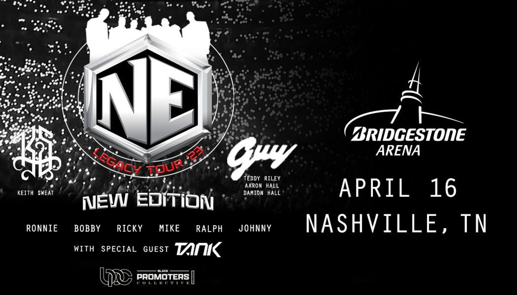 New Edition Legacy Tour Downtown Nashville