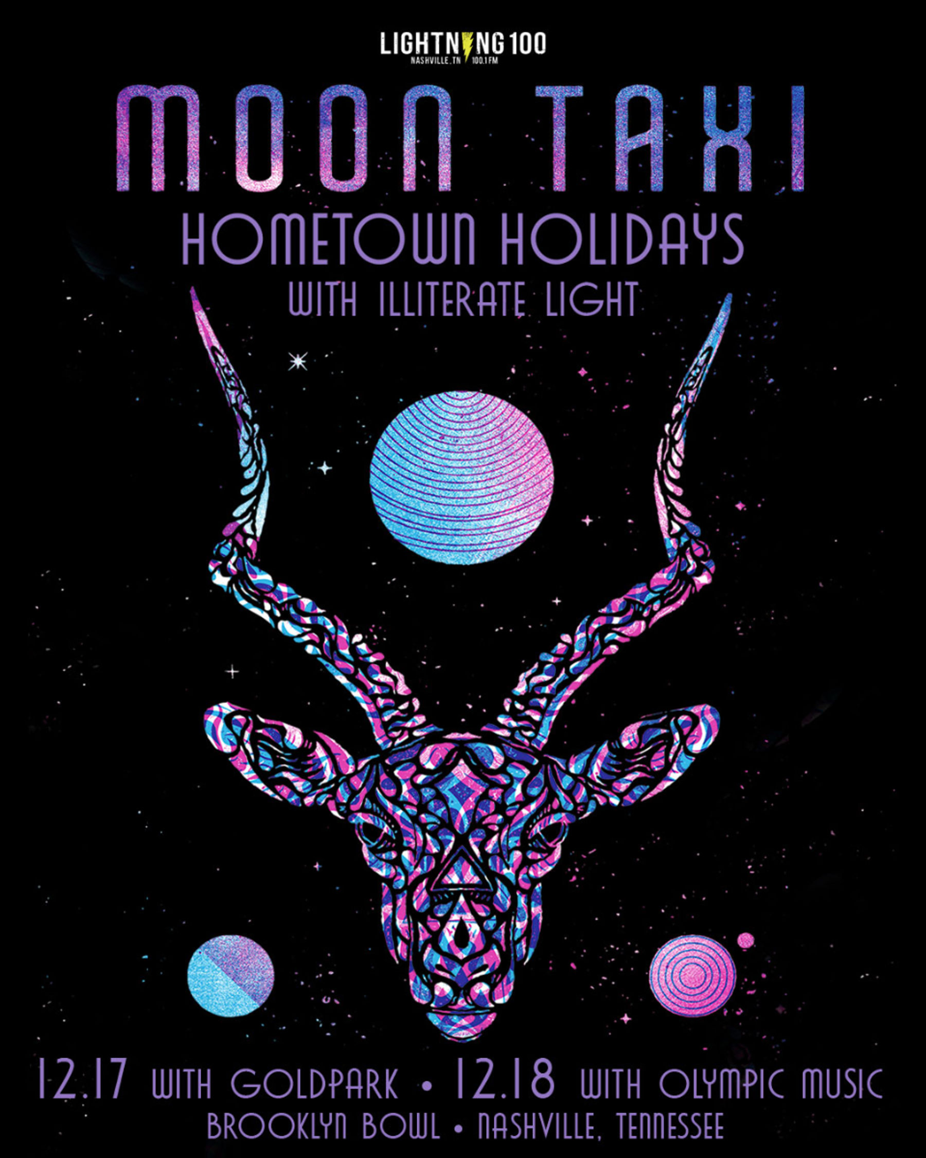 MOON TAXI HOMETOWN HOLIDAYS 2 DAY PASS CONCERT + TOY DRIVE
