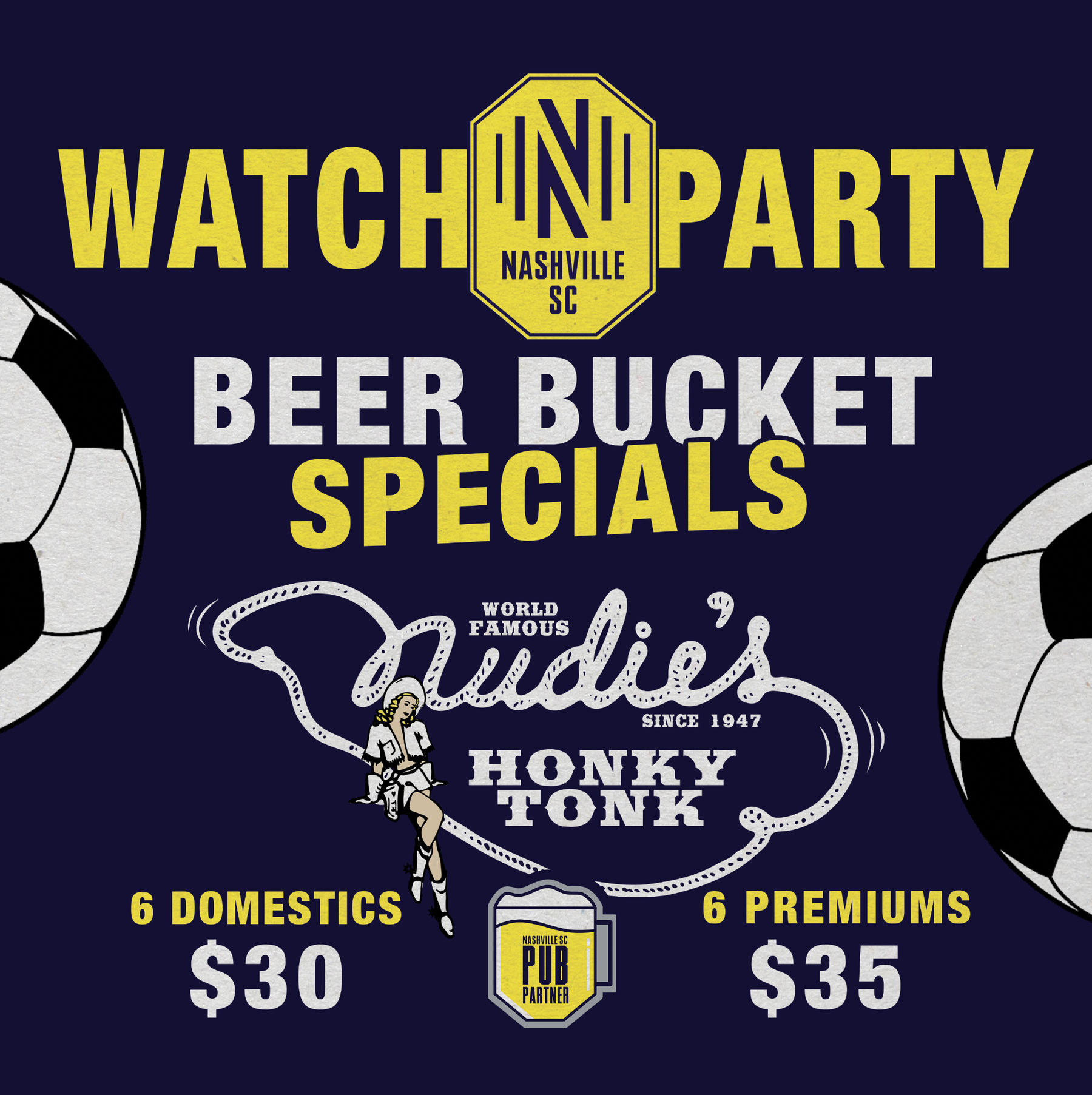 Nashville SC Watch Party | Downtown Nashville