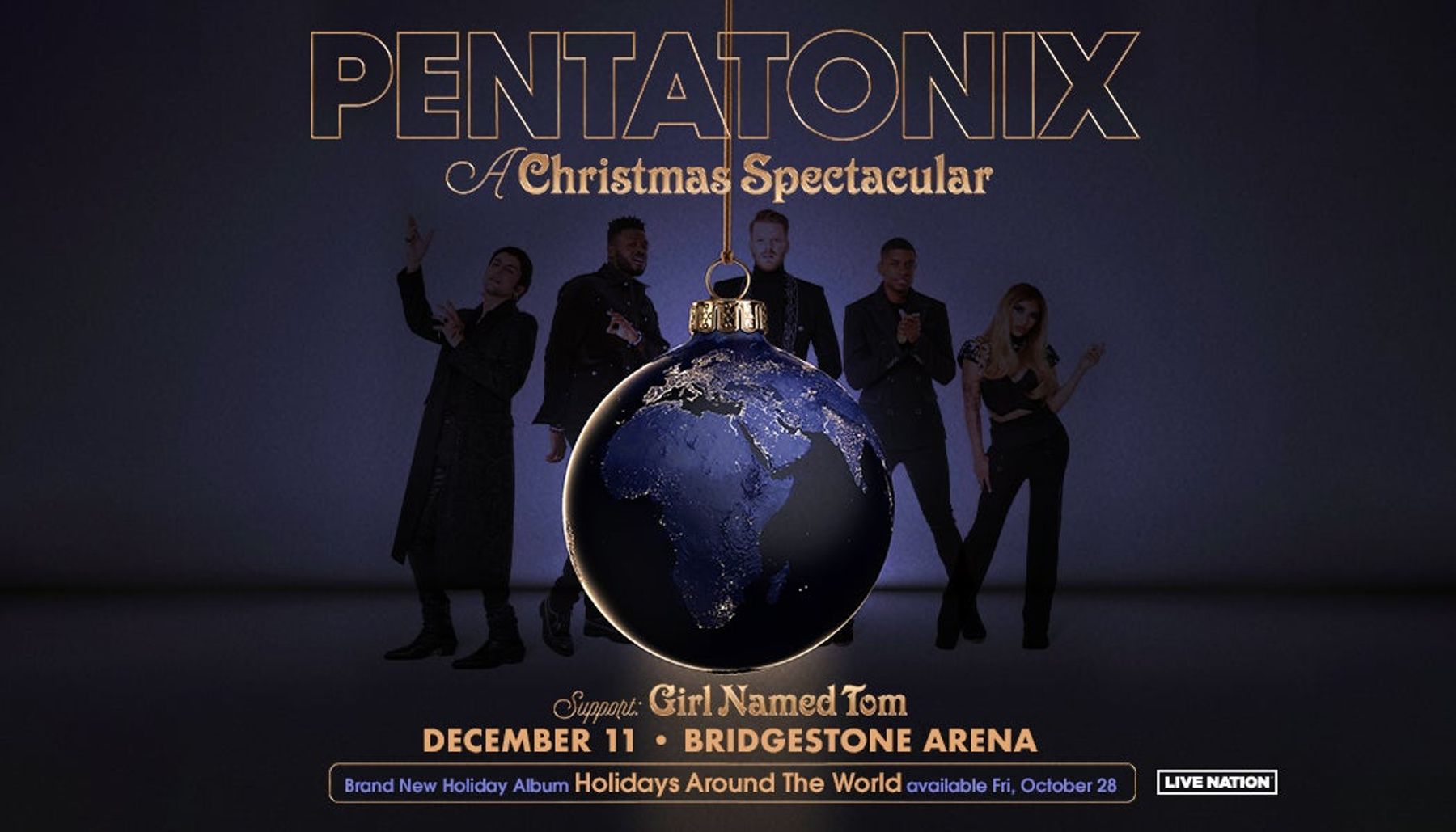Pentatonix Christmas Tour 2022 Downtown Nashville