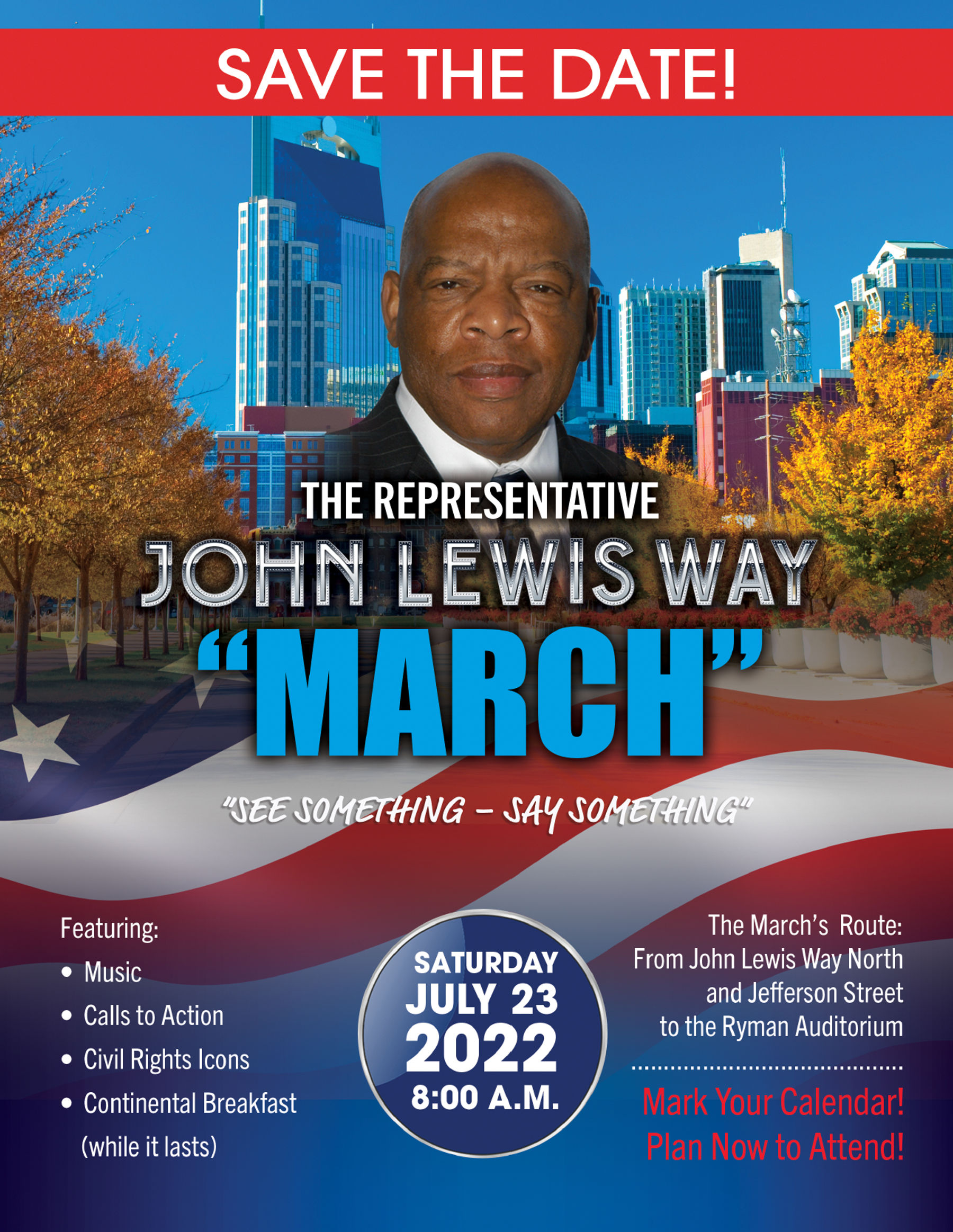 The Representative John Lewis Way 