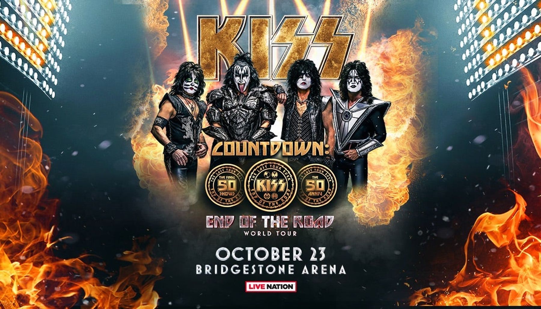 KISS End of the Road World Tour Downtown Nashville