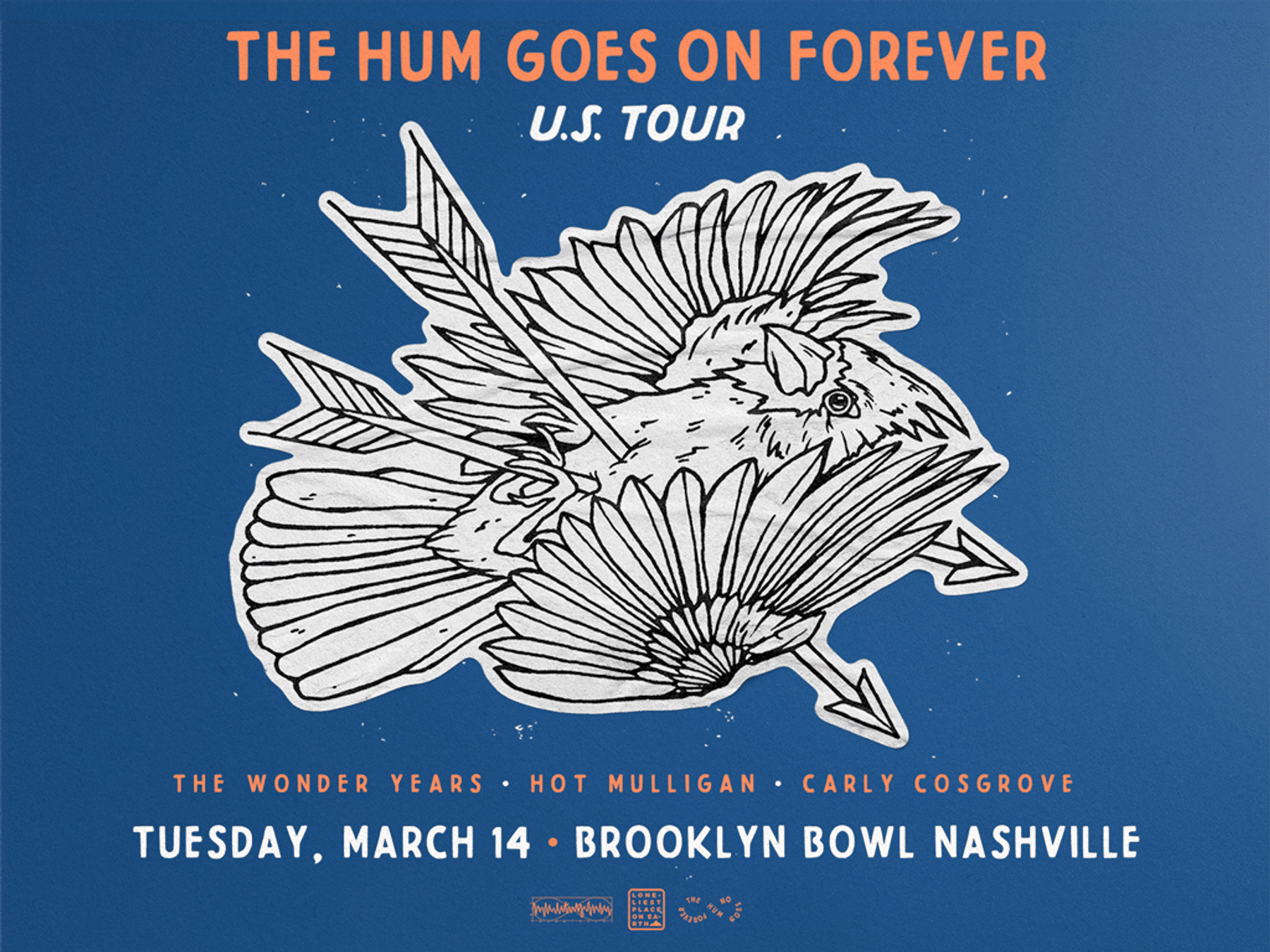 The Wonder Years The Hum Goes on Forever Tour with Hot Mulligan