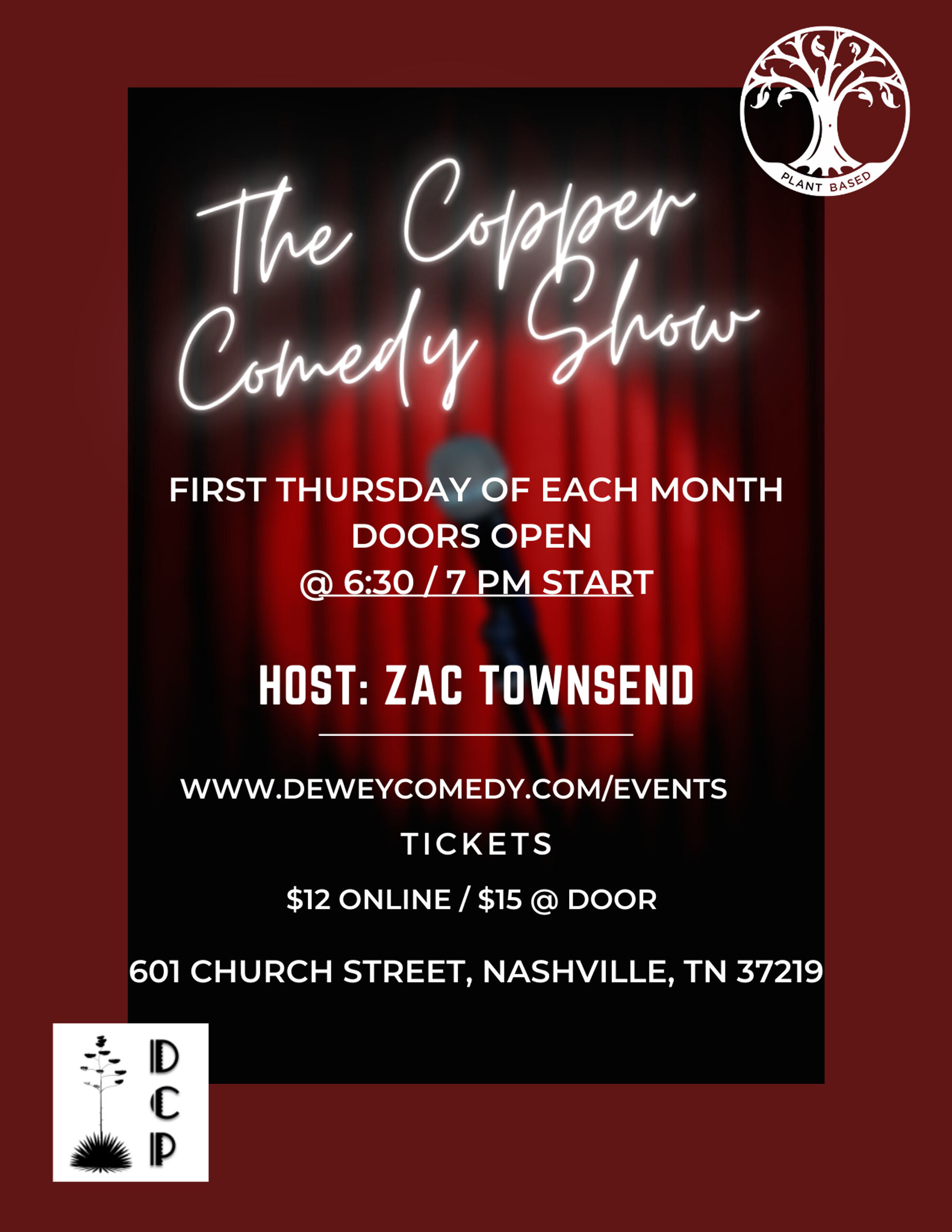 The Copper Comedy Show Downtown Nashville