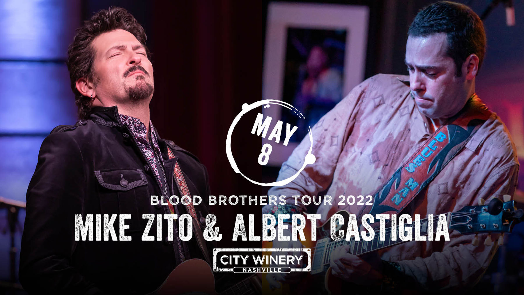 The Blood Brothers Tour 2022 with Mike Zito and Albert Castiglia