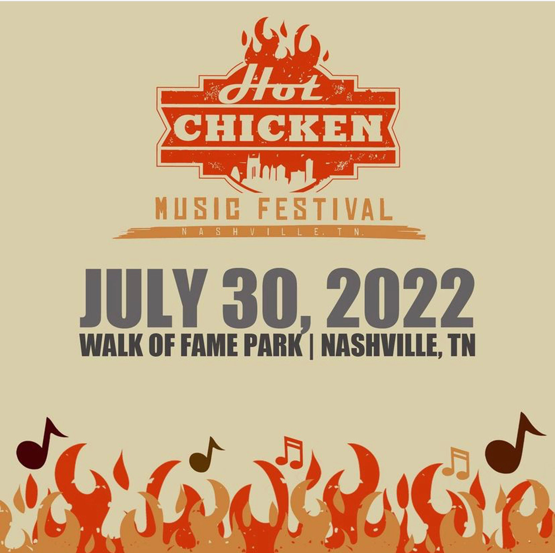 Hot Chicken Music Festival Downtown Nashville