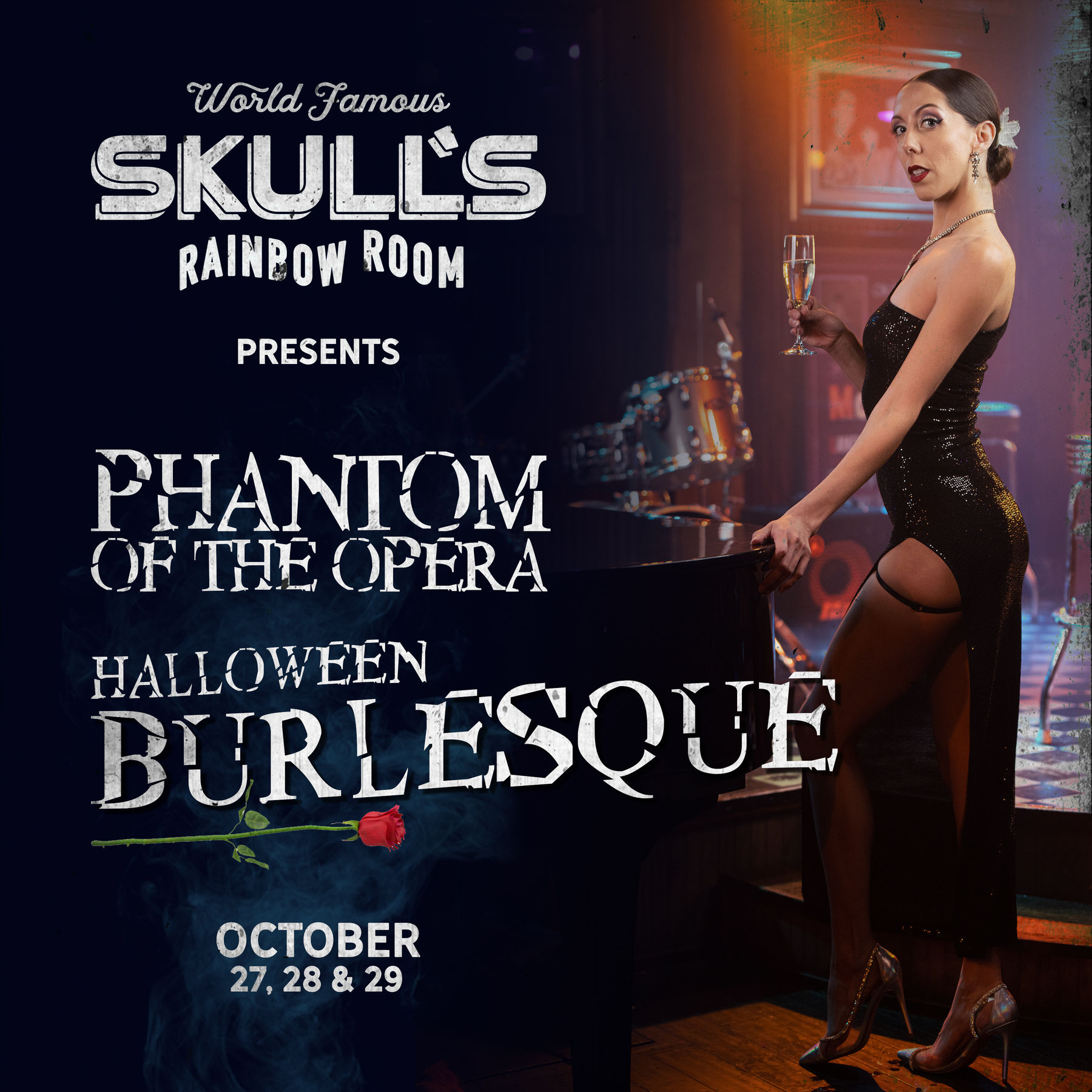 Phantom of the Opera Halloween Burlesque Downtown Nashville